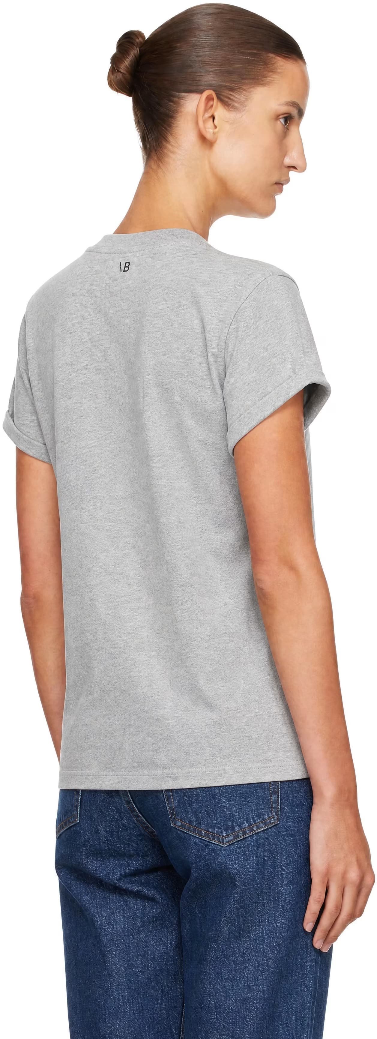 Gray Tilly T-shirt by Victoria Beckham