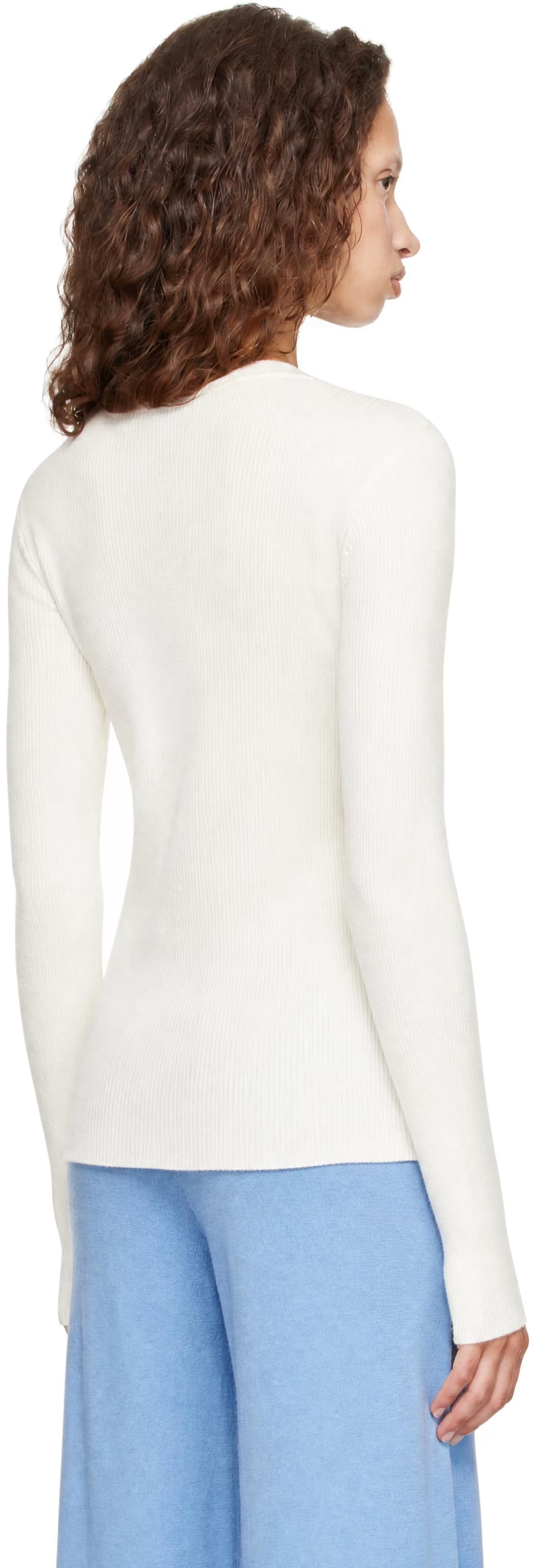White Airi T-shirt by LISA YANG