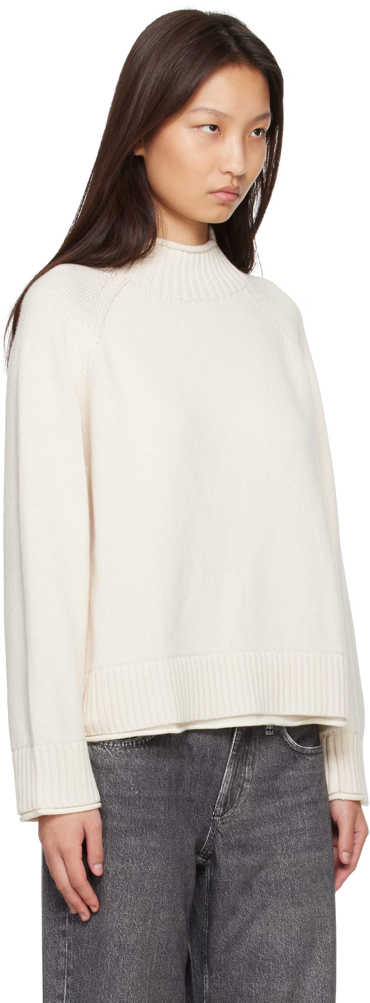 Off-White Hazel Roll Neck Sweater by rag & bone