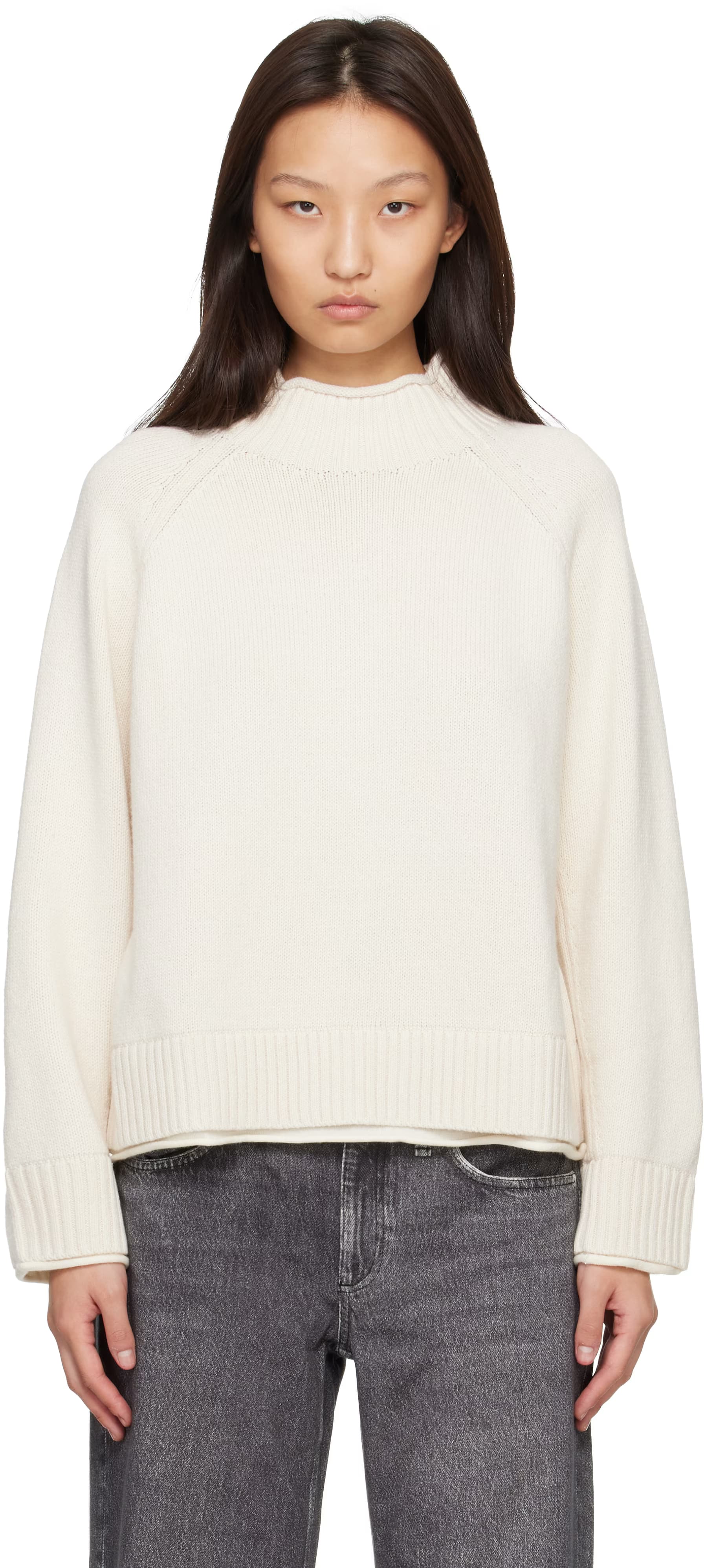 Off-White Hazel Roll Neck Sweater by rag & bone