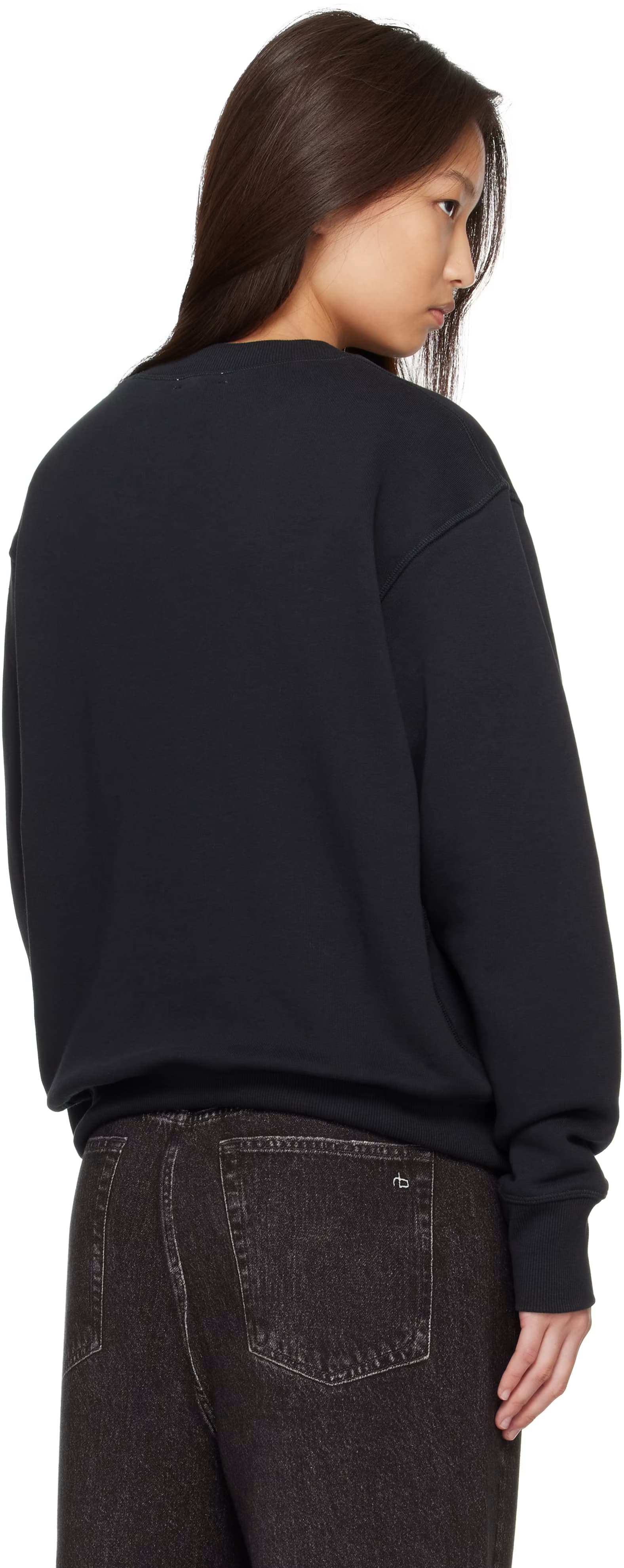Black RVNY Vintage Terry Sweatshirt by rag & bone