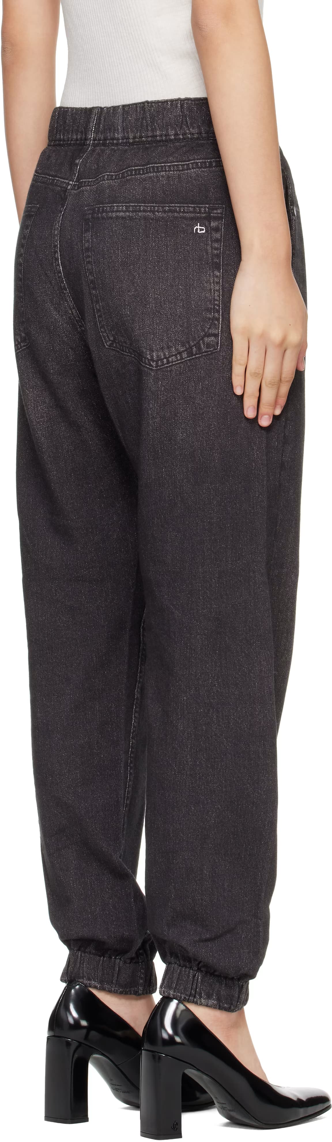 Black Miramar Terry Jogger Trousers 3