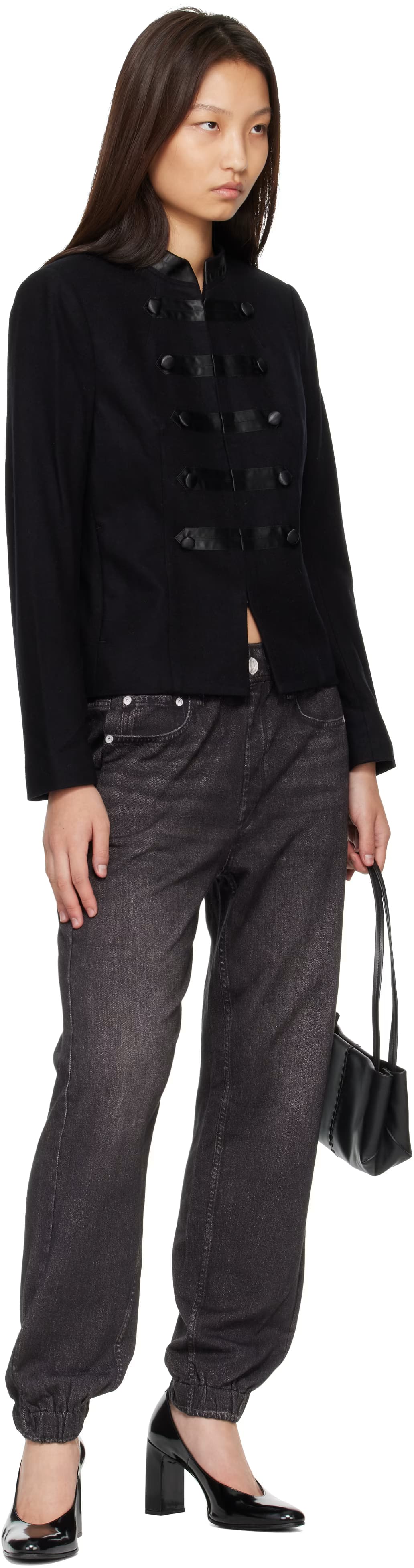 Black Miramar Terry Jogger Trousers 4