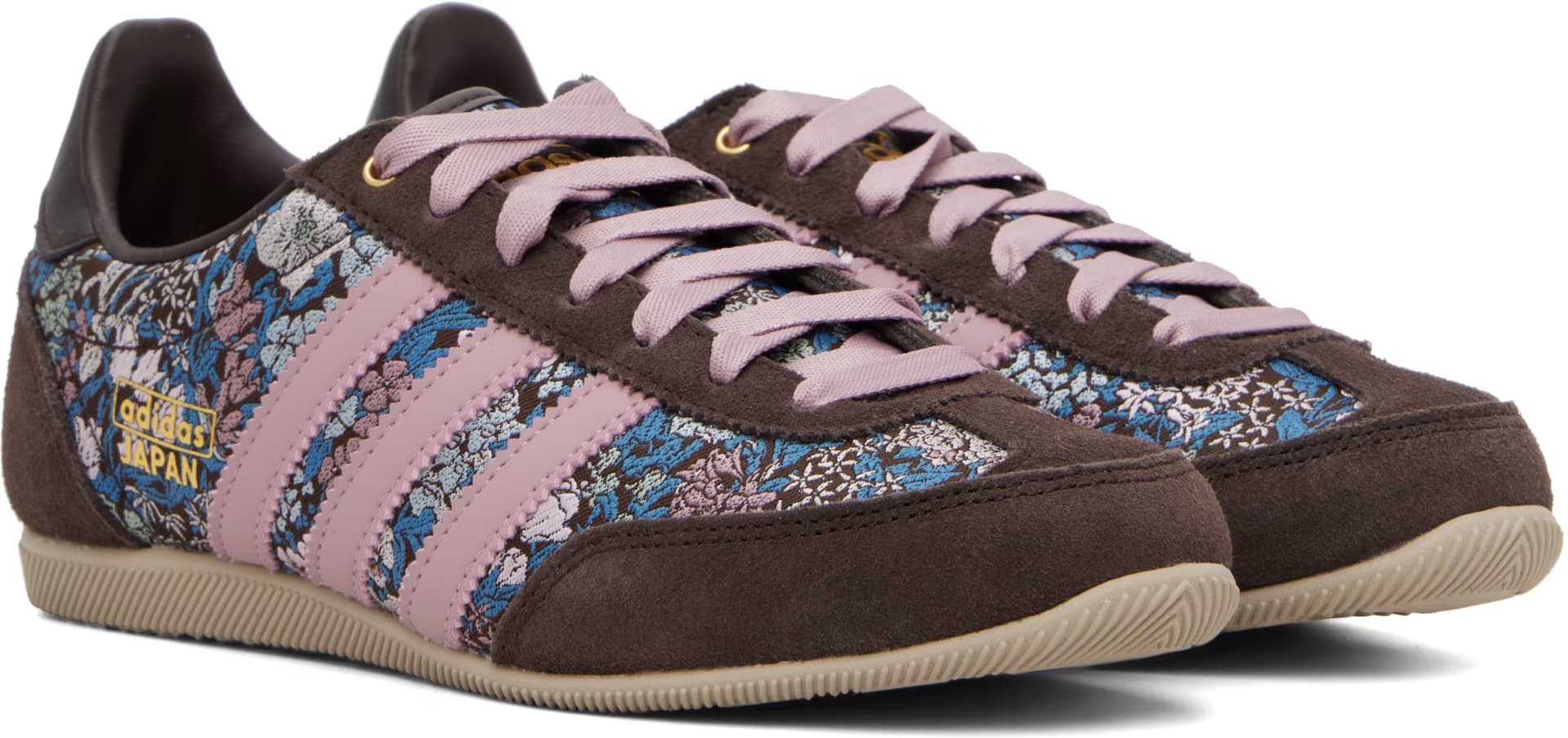 Brown & Pink Japan Liberty London Sneakers by adidas Originals
