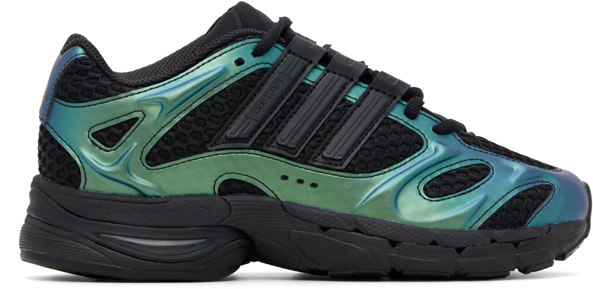 Black & Green Adistar MLD Sneakers by Adidas