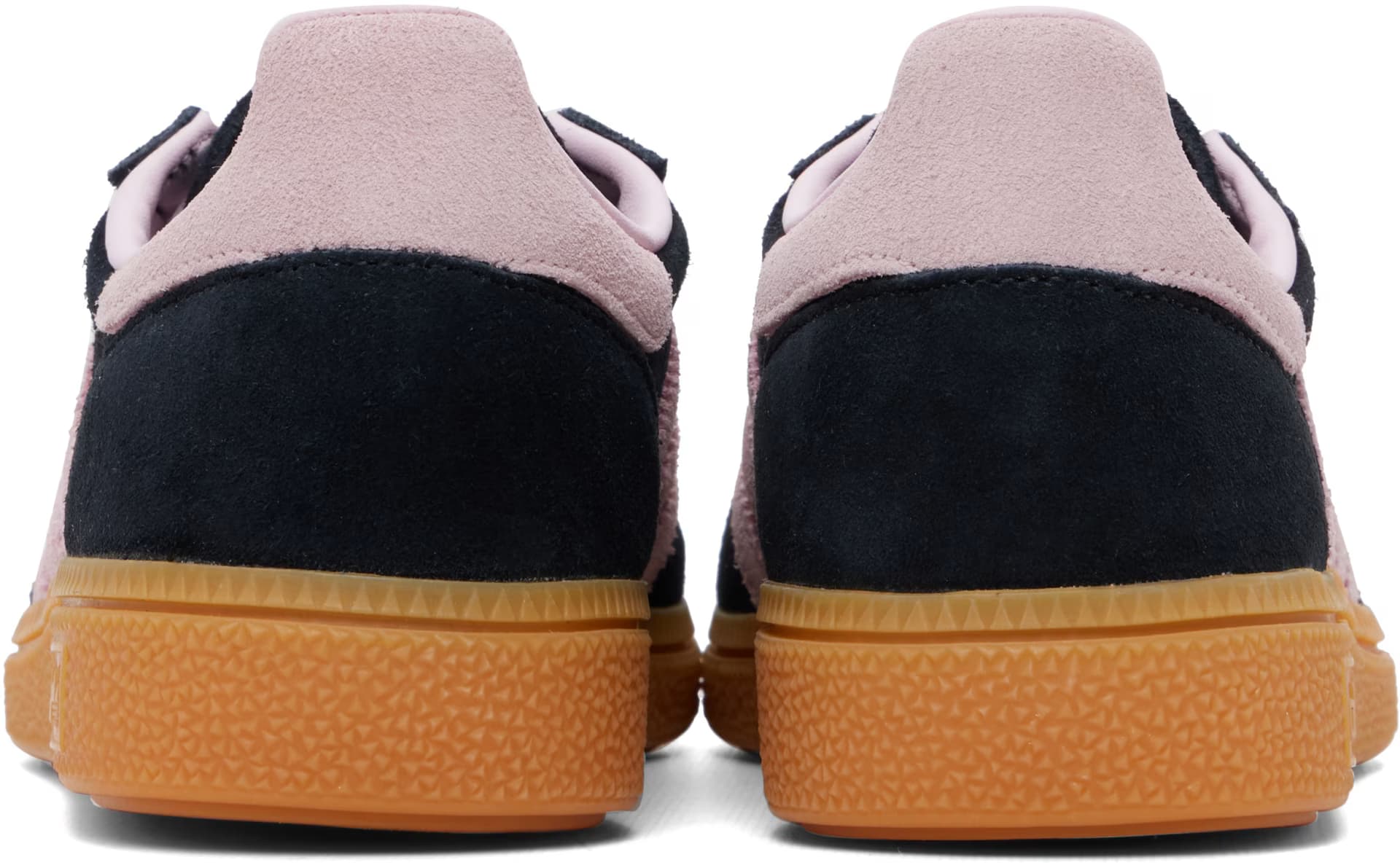 Black & Pink Handball Spezial Sneakers by adidas Originals
