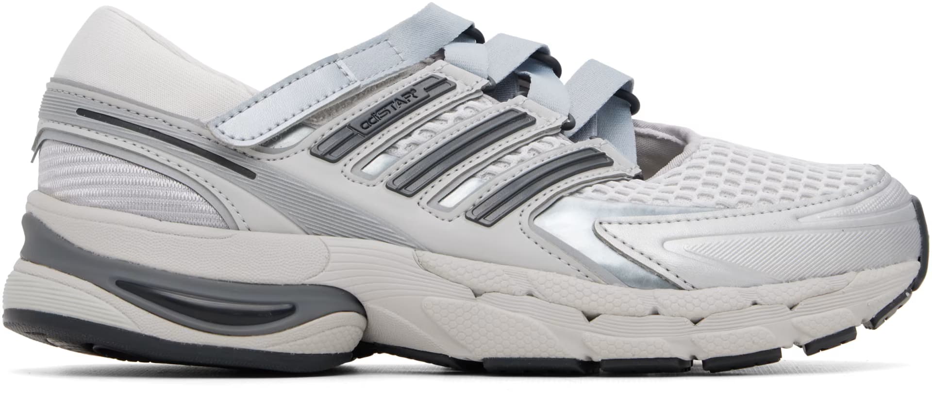 Gray Adistar Control 5 Mary Jane Sneakers by adidas Originals