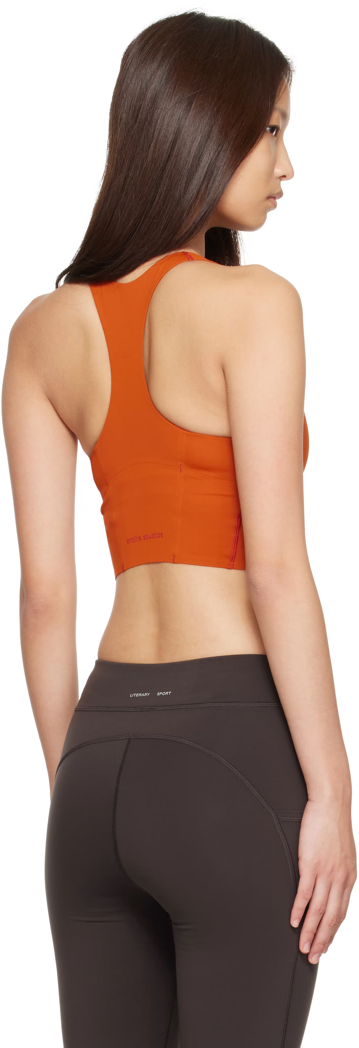 Orange adidas Edition Optime Training Medium Support Sport Bra 3