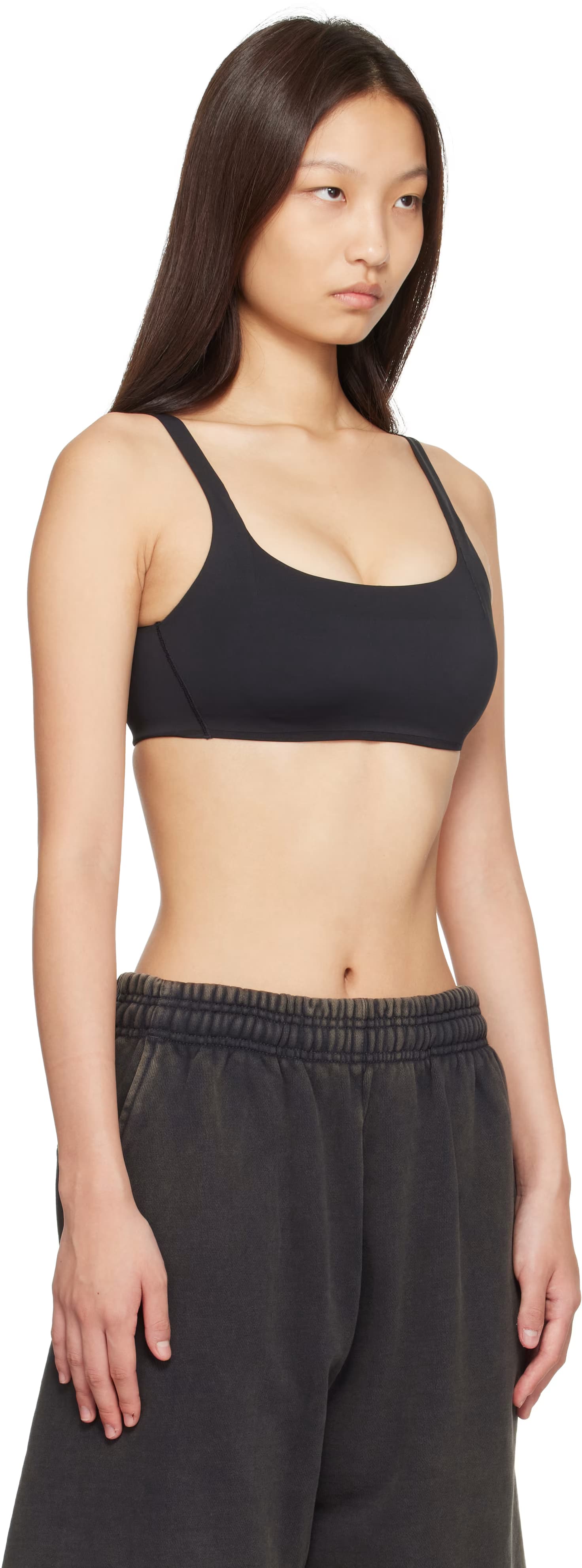 Black adidas Edition Optime Training Low Support Sport Bra 2