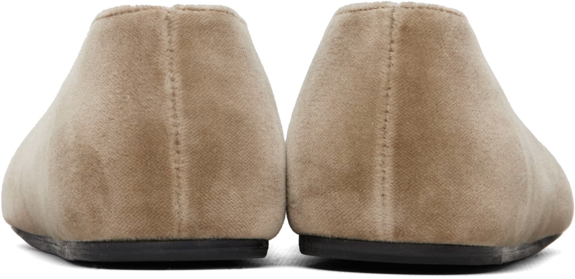 Taupe Olympia Slipper Flats 2