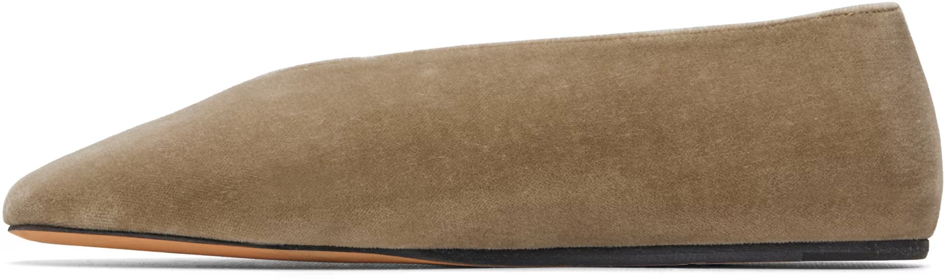 Taupe Olympia Slipper Flats 3