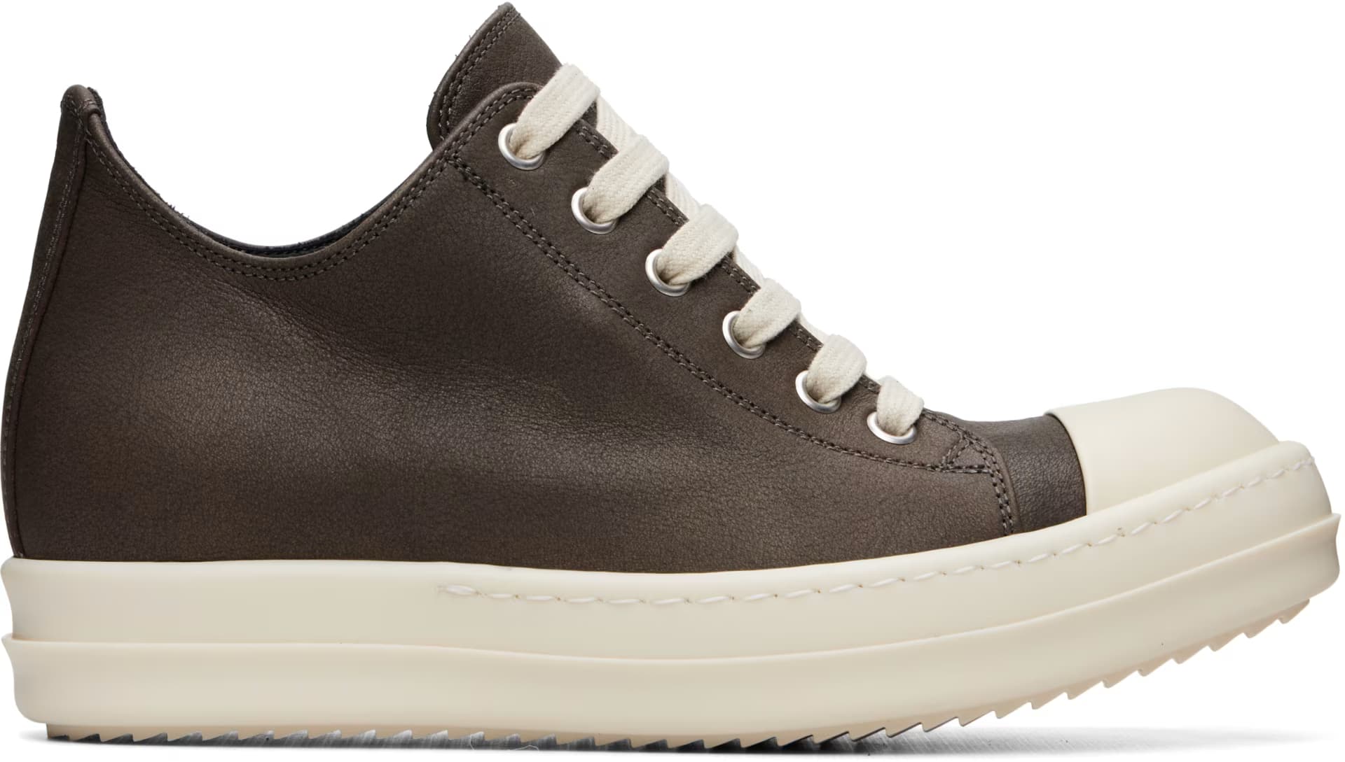 Brown Tower Low Sneaks Sneakers by Rick Owens