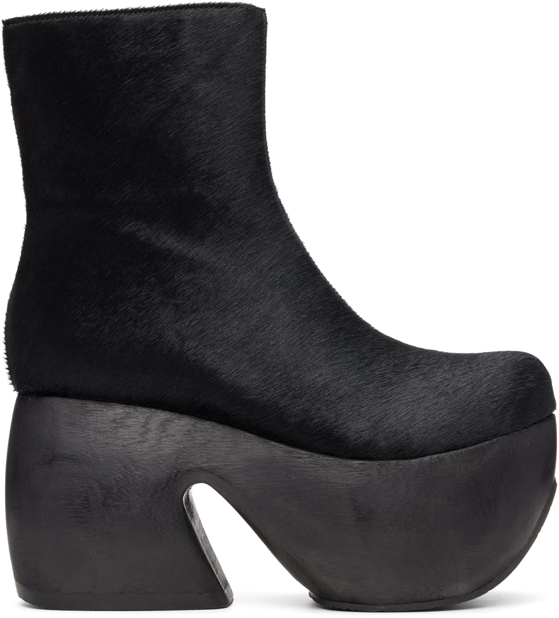 Black John Fluevog Edition Boots by Comme des Garçons