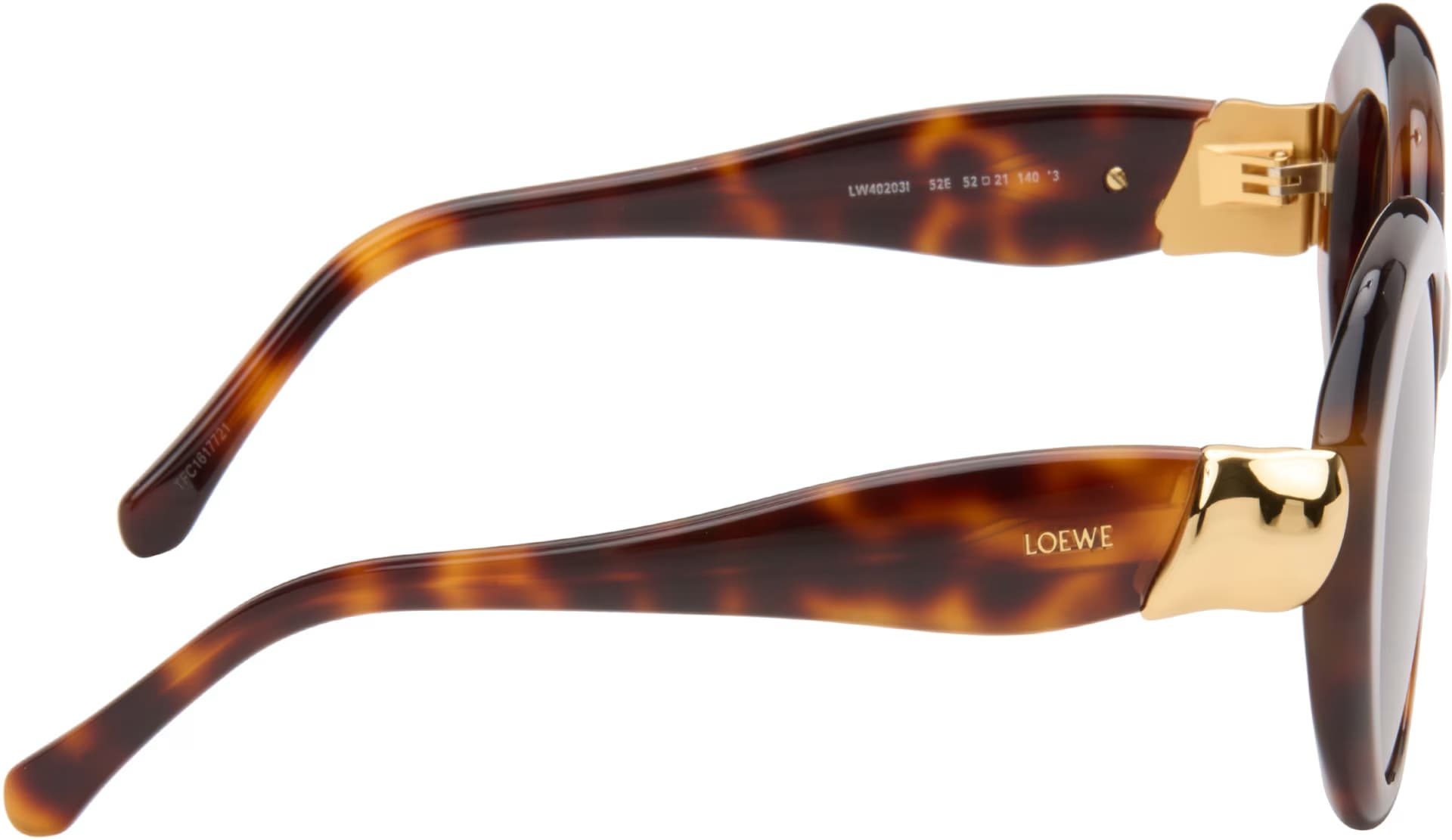 Brown Coil Round Sunglasses 2