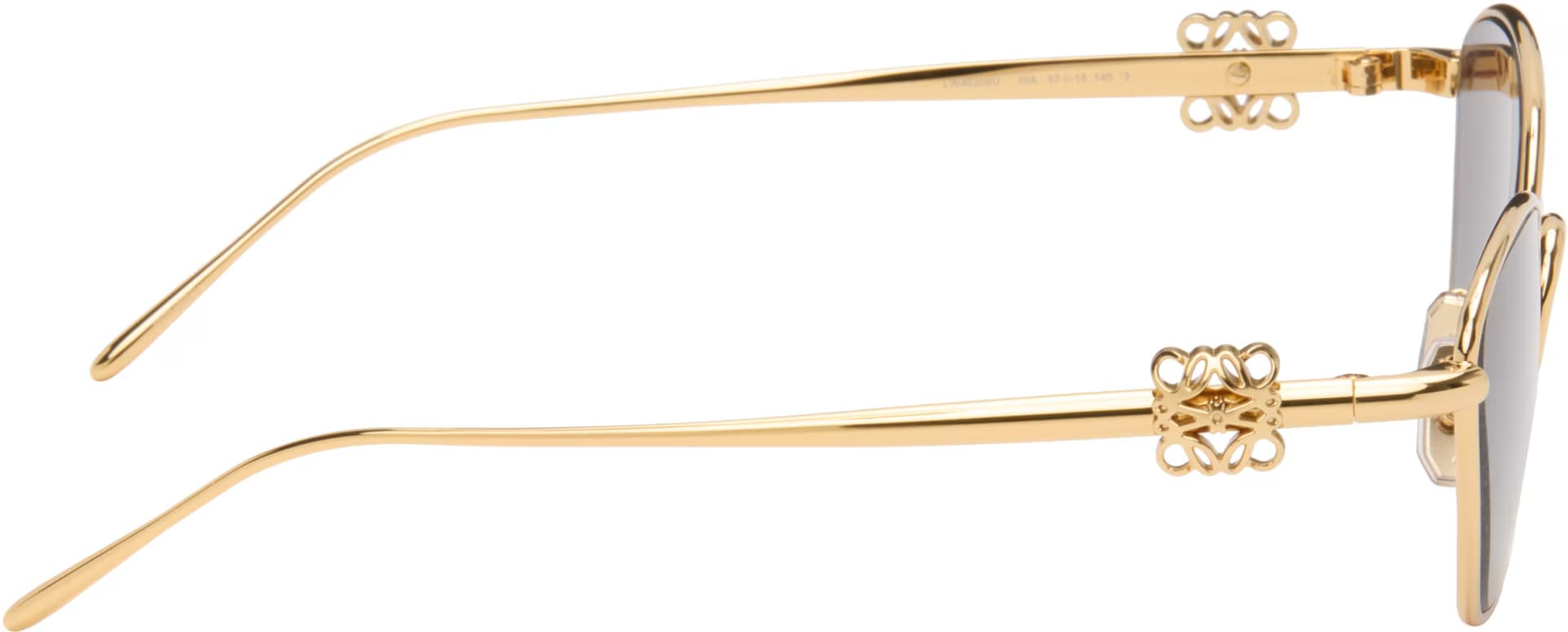 Gold Anagram Cat-Eye Sunglasses 2