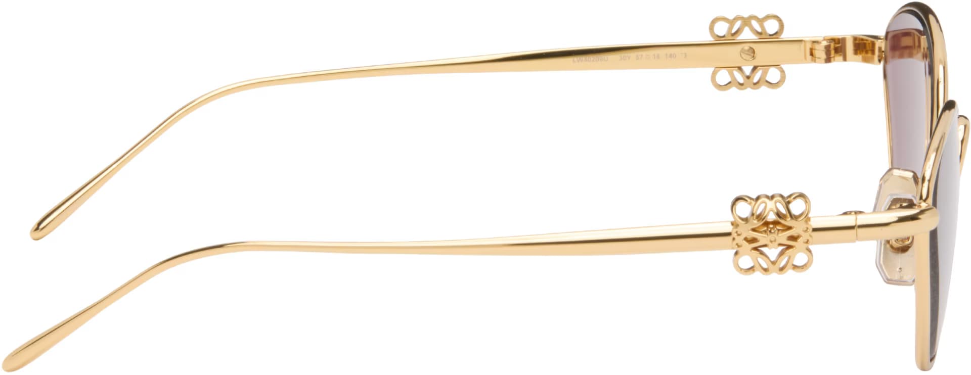 Gold Hexagonal Anagram Sunglasses 2