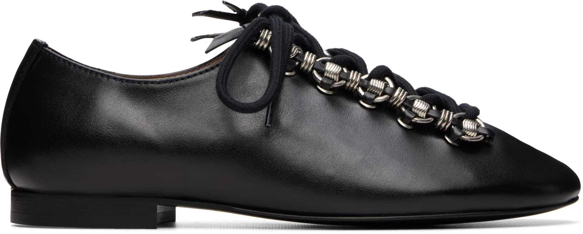 Black Leather Derbys by Toga Pulla