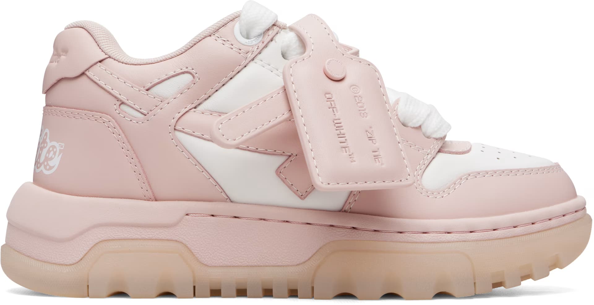 Pink Out Of Office Sneakers by Off-White
