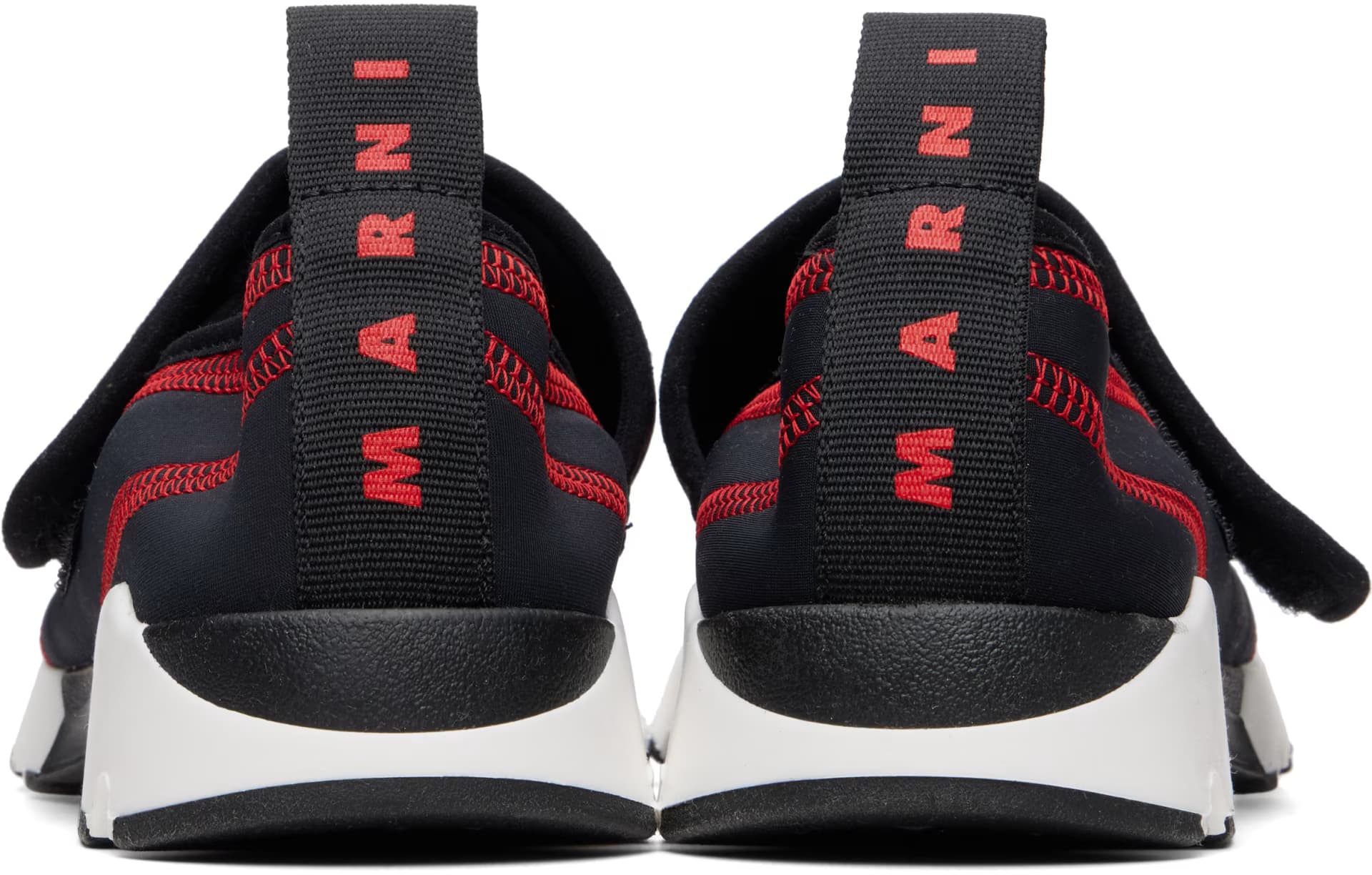 Black Lycra Mary-Jane Sneakers 2