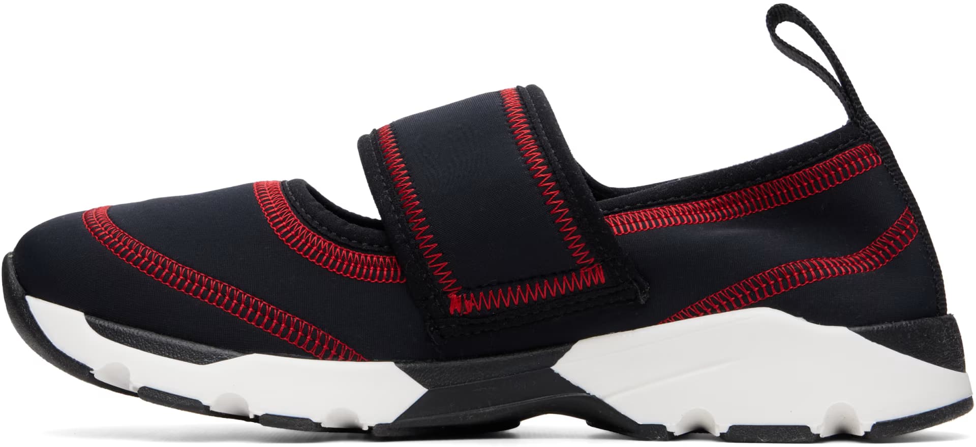 Black Lycra Mary-Jane Sneakers 3