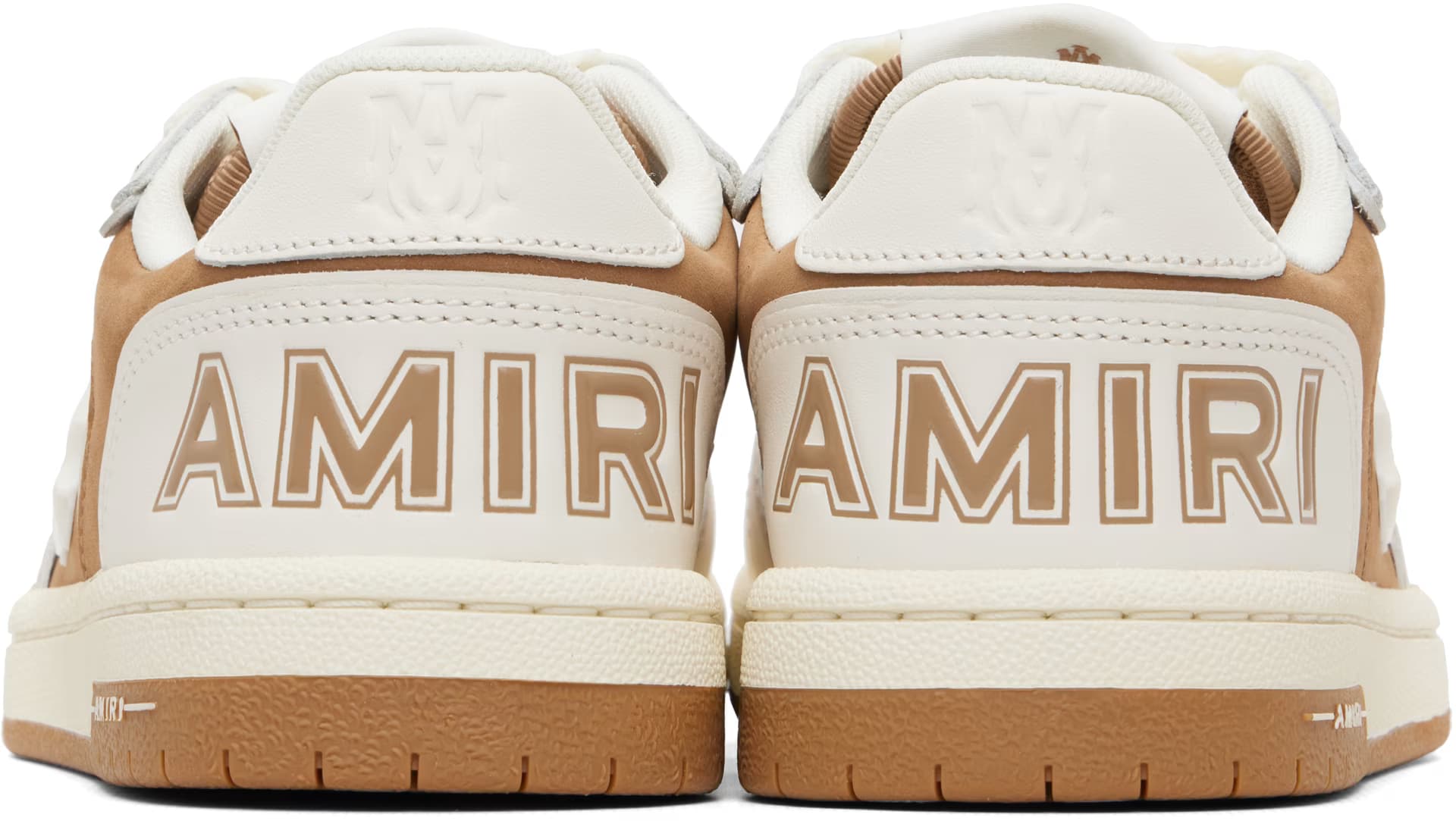White & Tan Newport Sneakers 2