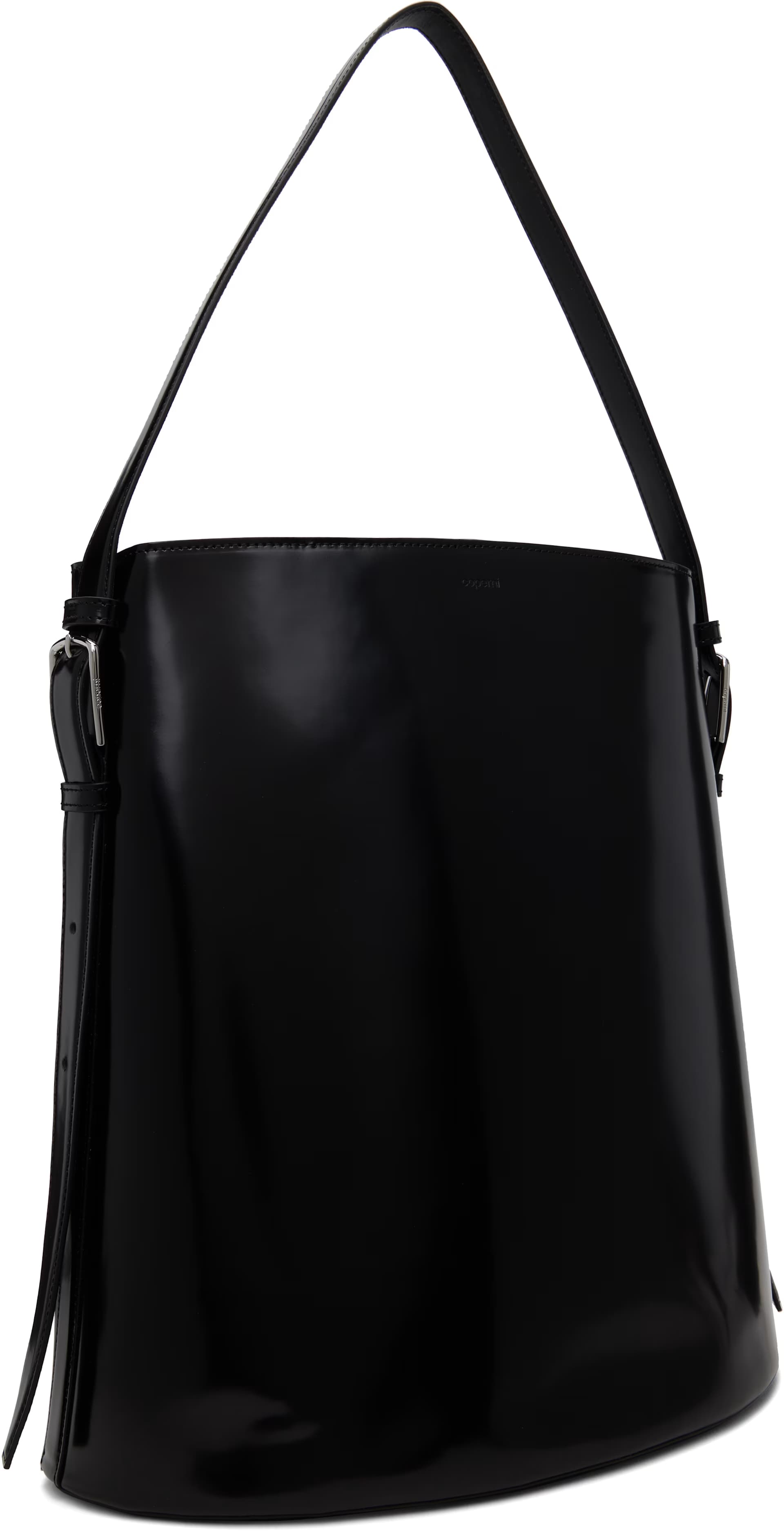 Black Ergonomic Tote by Coperni