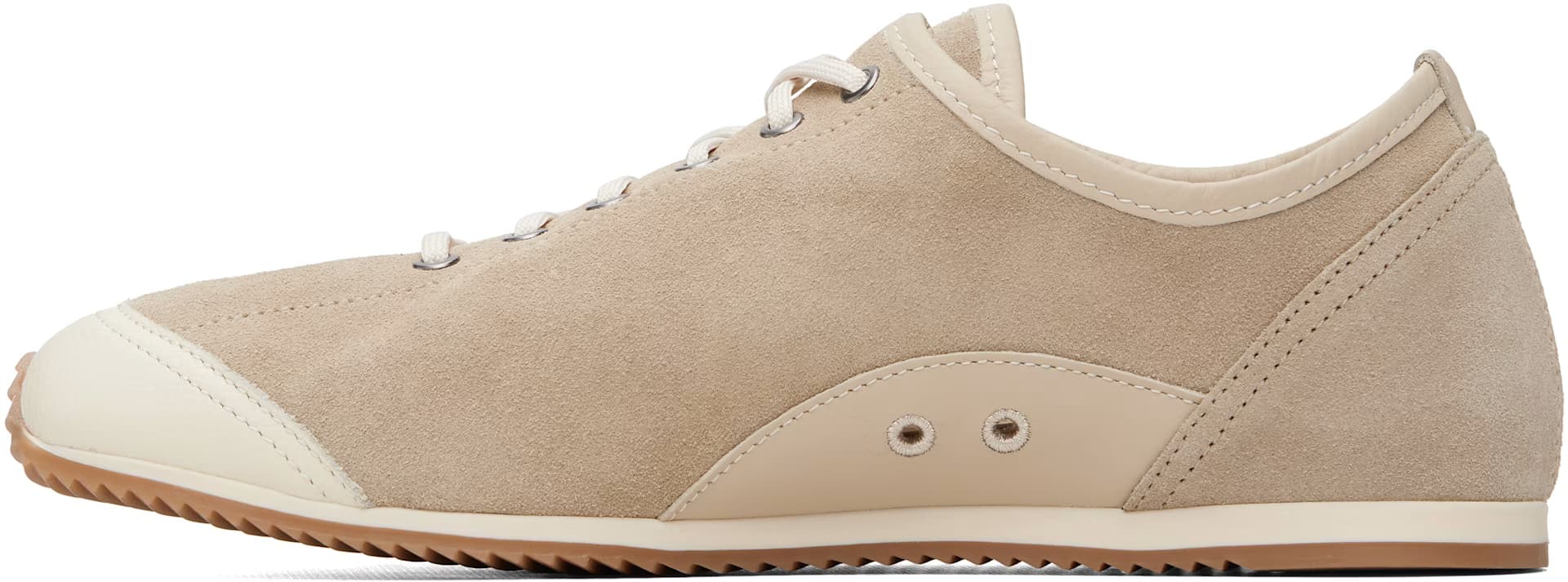 Beige Gummy Grips Sneakers 3