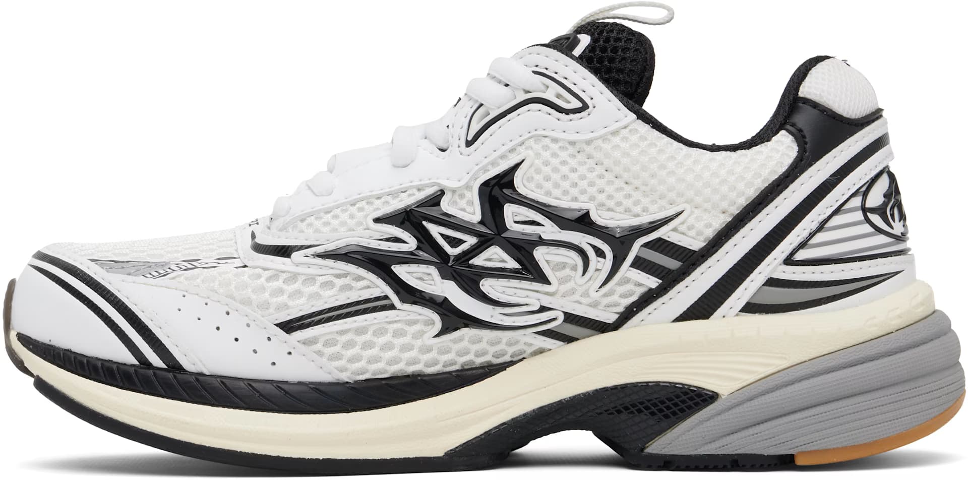 White & Black M-Tech Sneakers 3