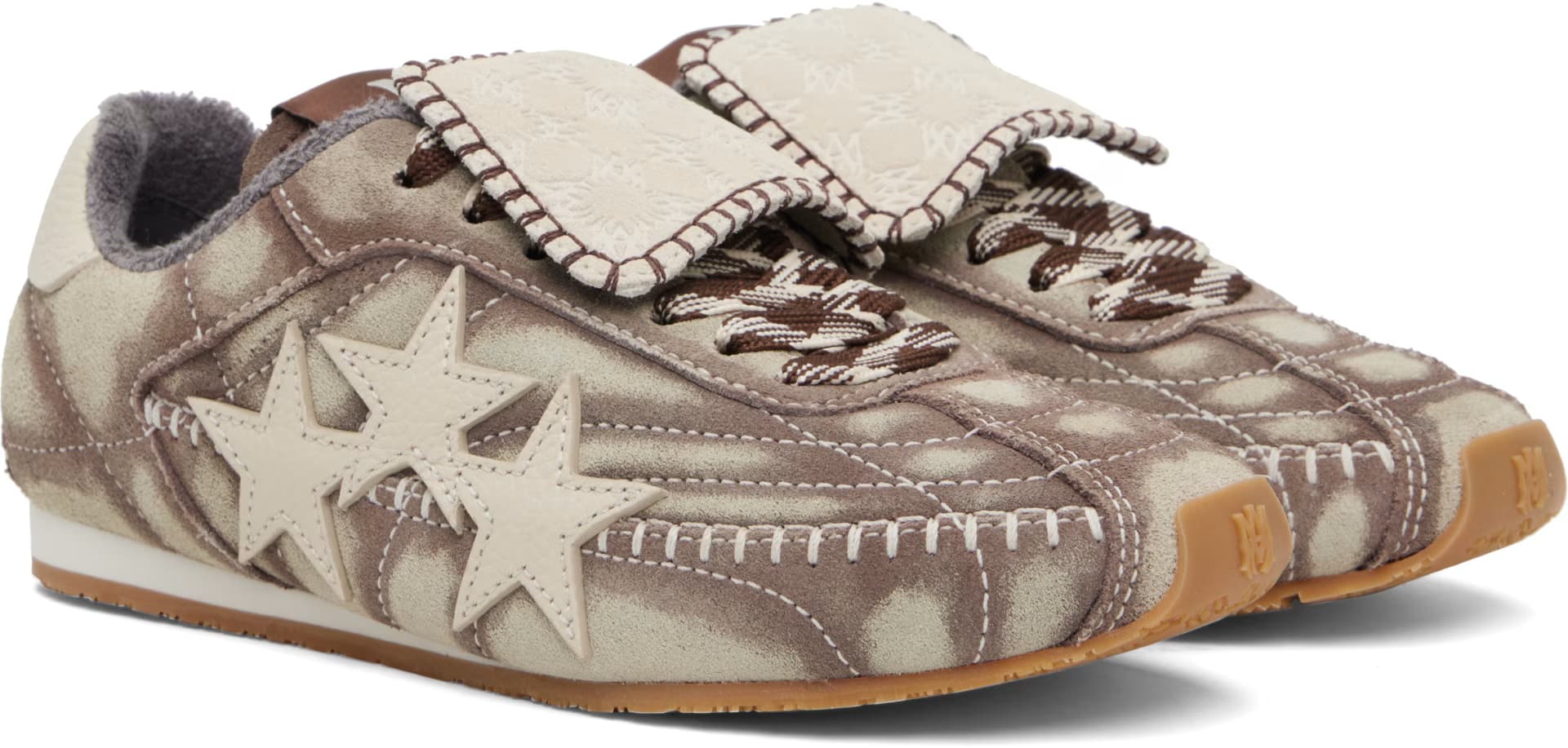 Gray & Taupe Pacific Flat Sneakers 4