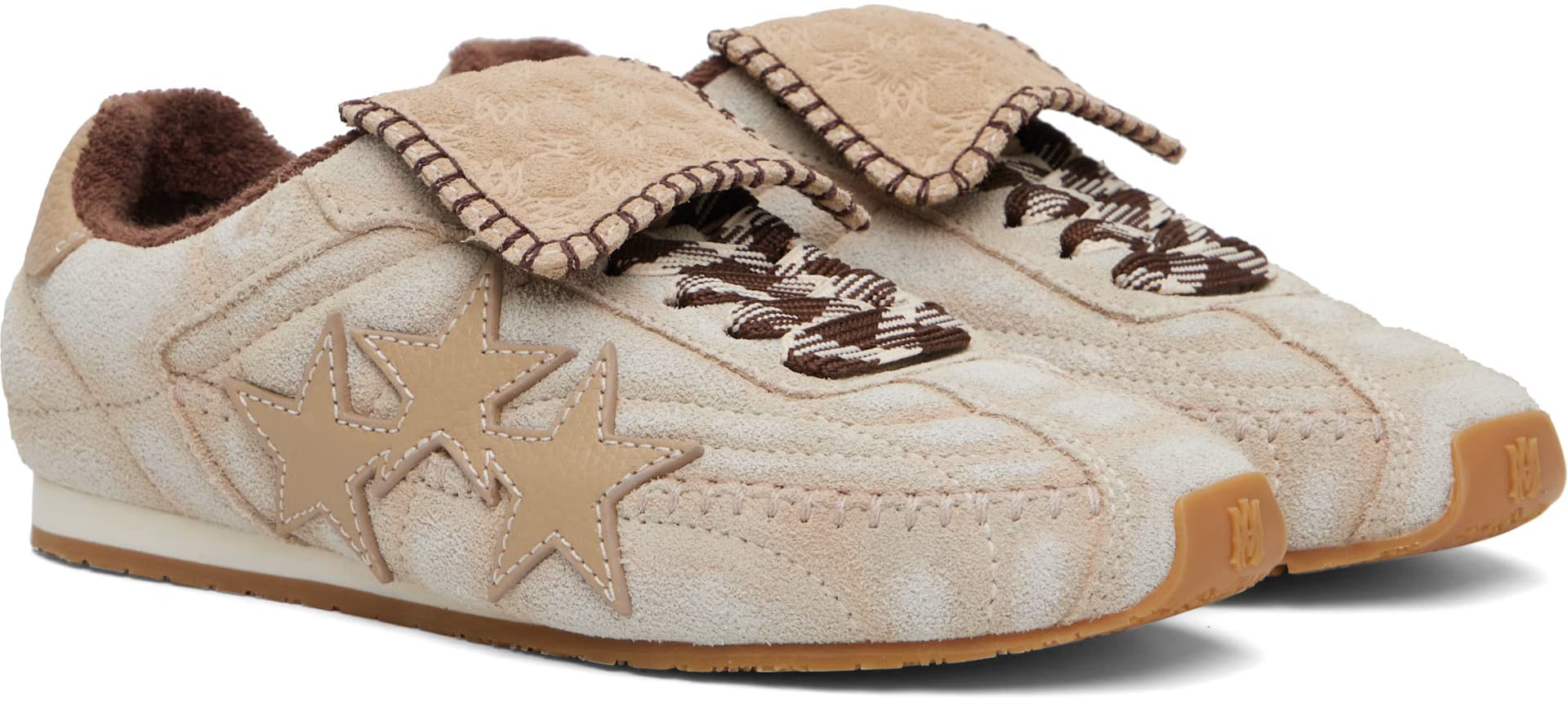 Beige Pacific Flat Sneakers 4