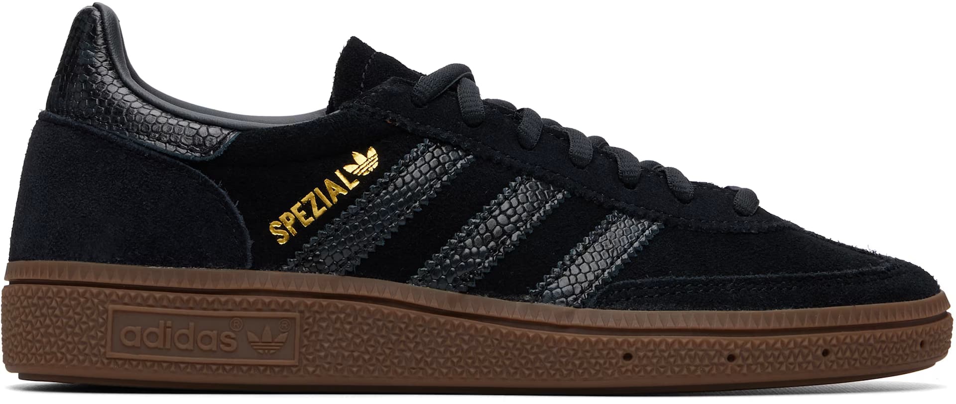 Black Handball Spezial Sneakers by Adidas