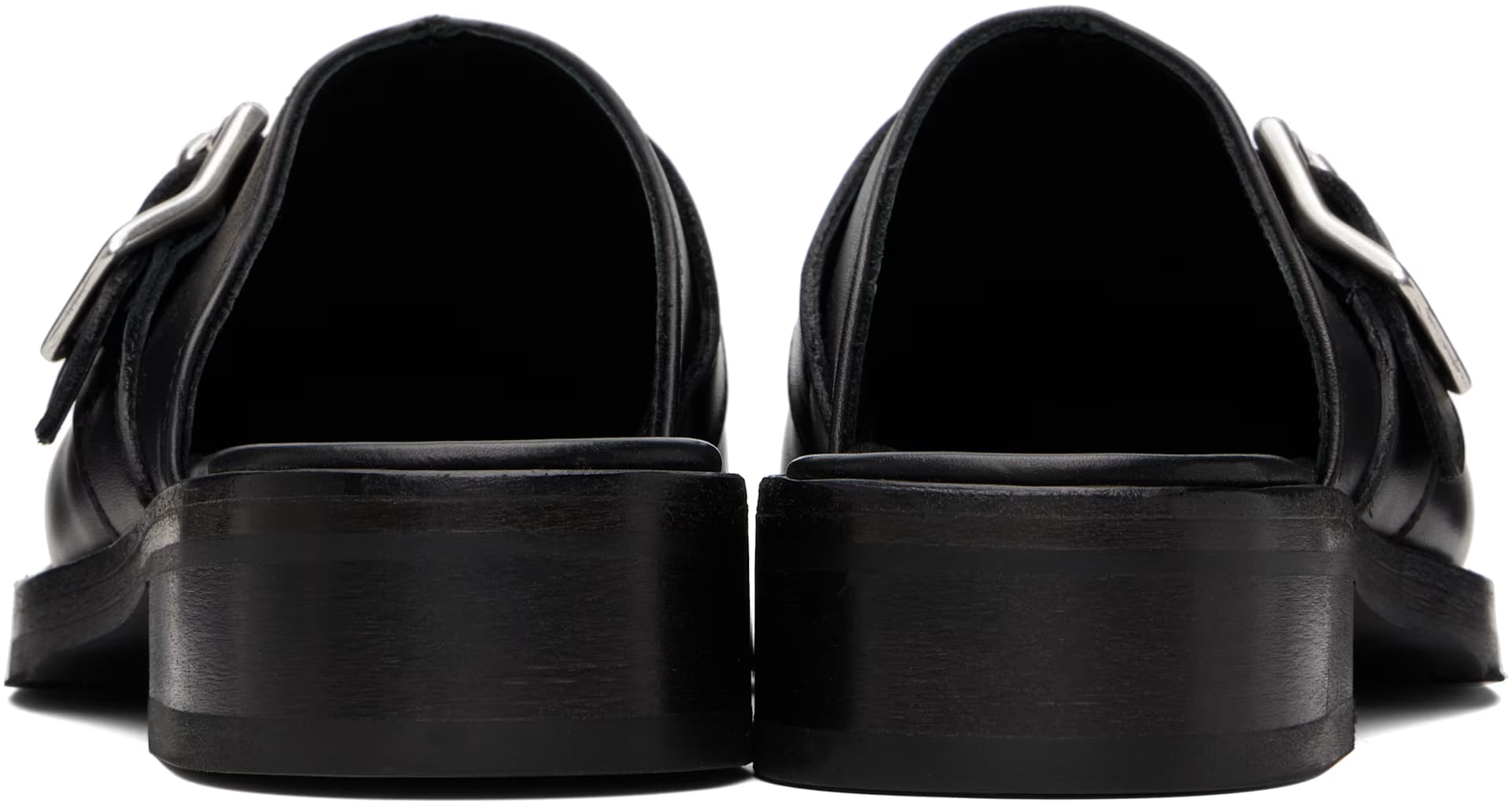 Black Camion Mule Loafers 2