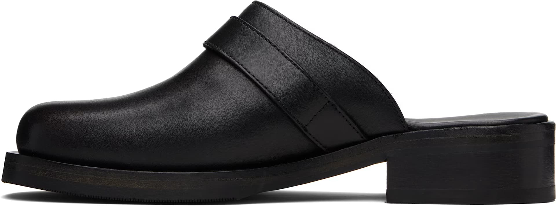 Black Camion Mule Loafers 3
