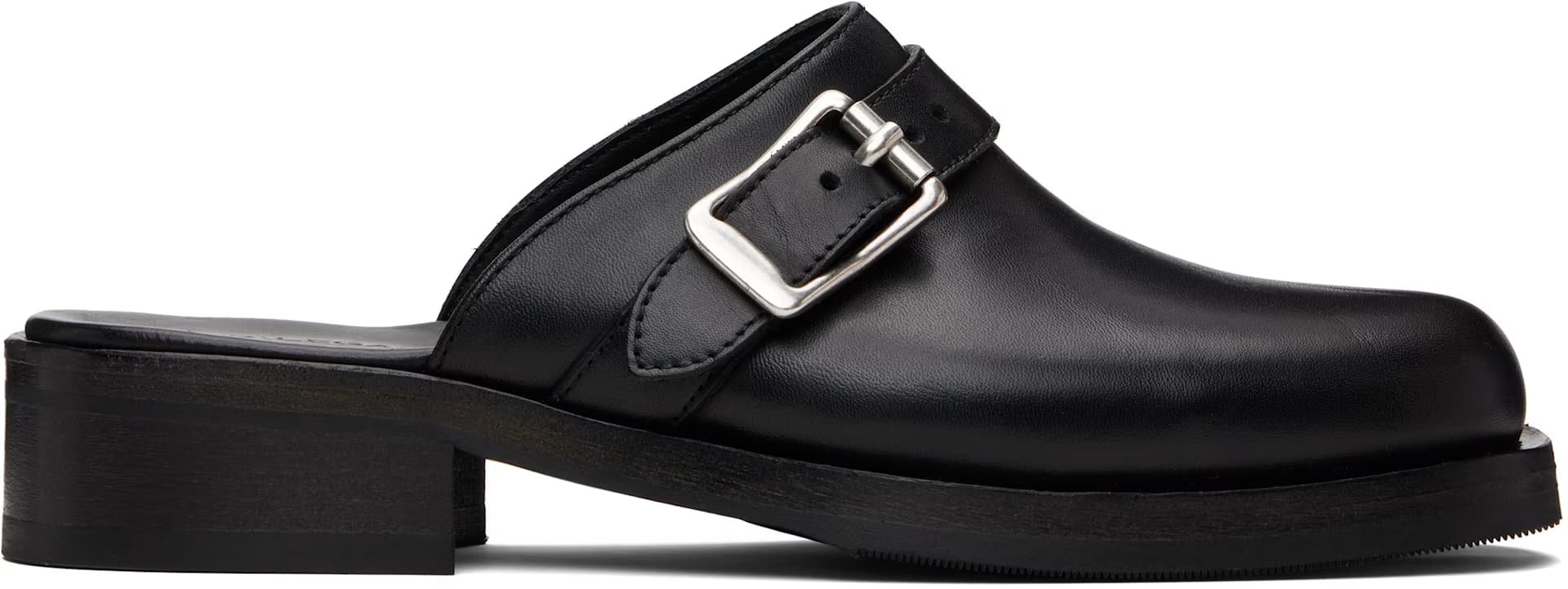 Black Camion Mule Loafers by OUR LEGACY