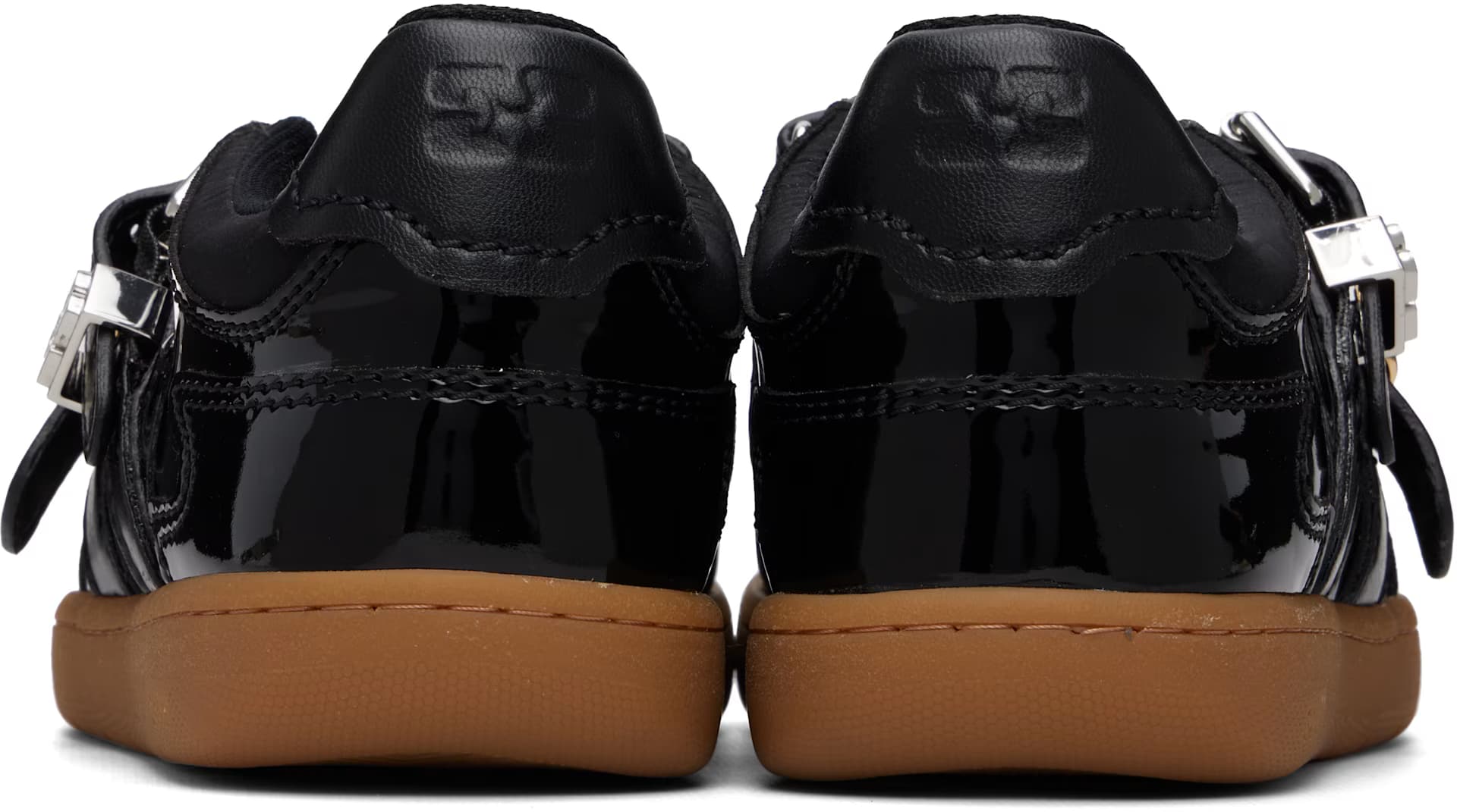 Black Sue Double Strap Sneakers 2