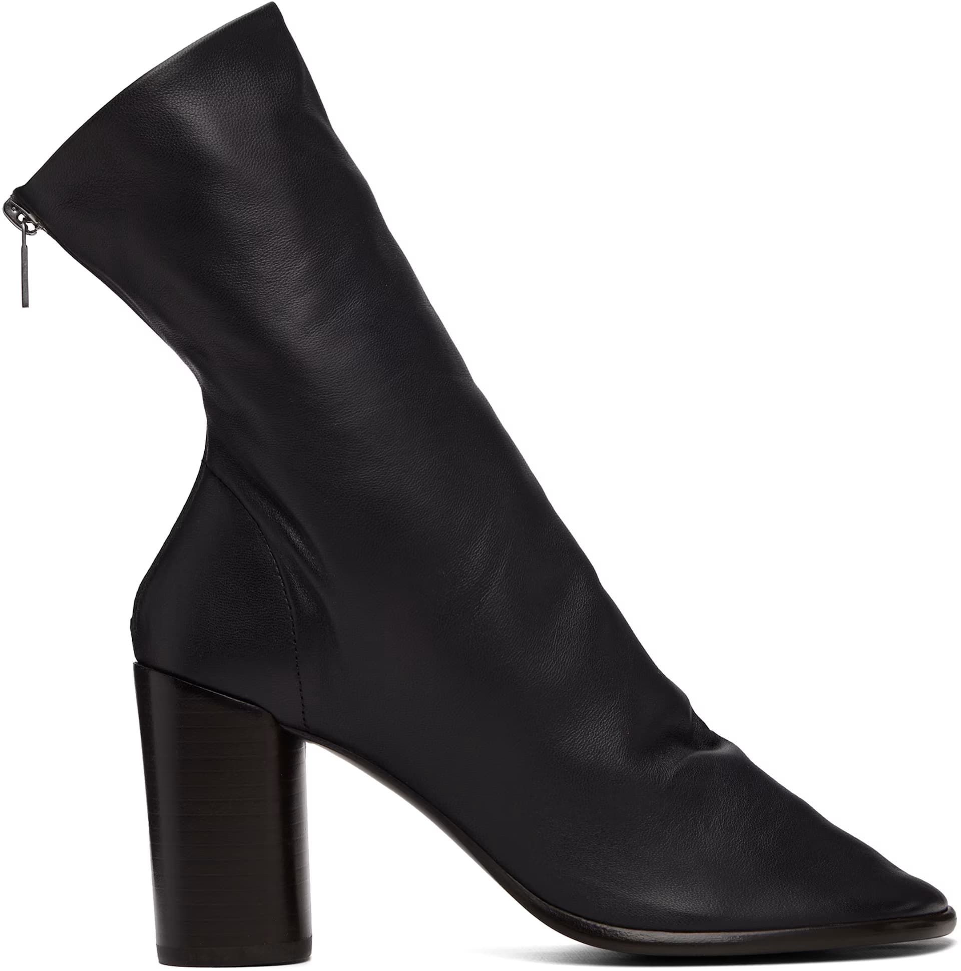 Black Glove Ankle Boots by Lemaire
