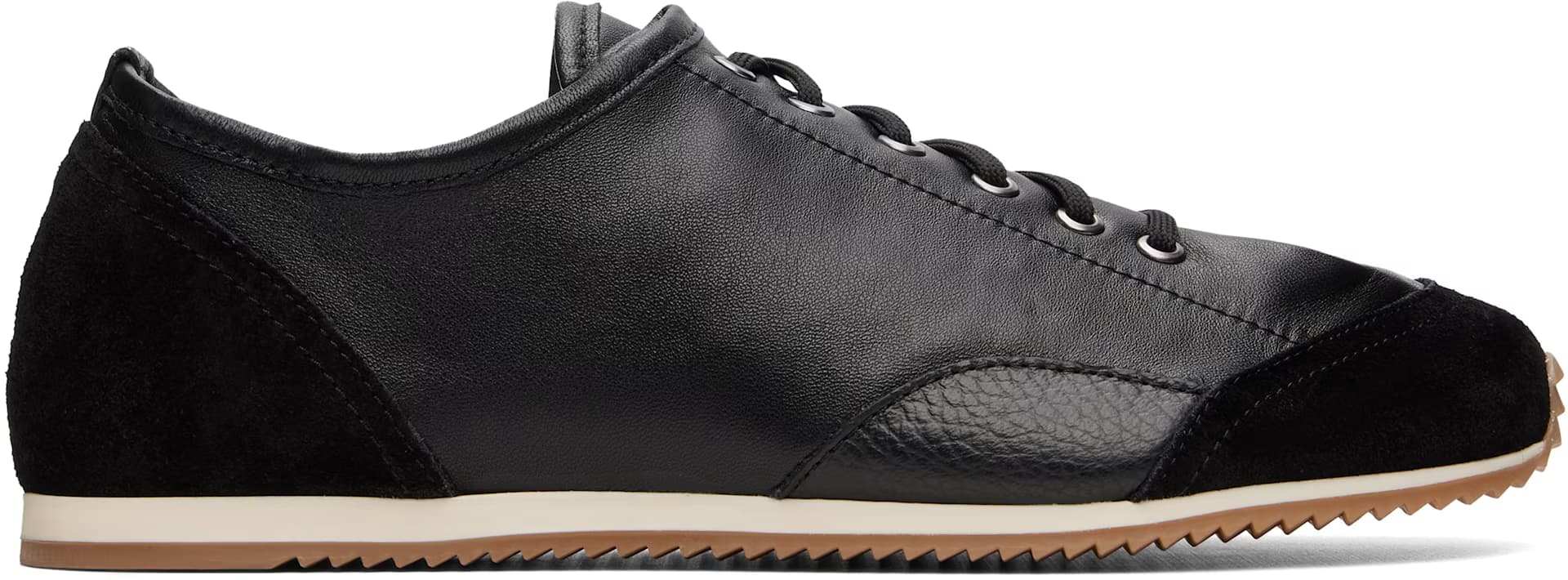 Black Gummy Grips Sneakers by Lemaire