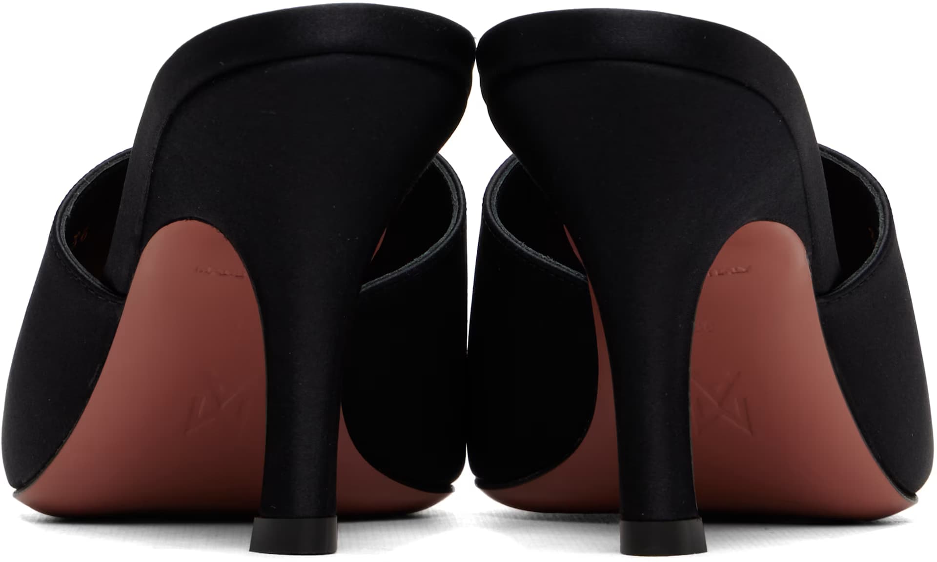 Black Jamie Mule Heels 2