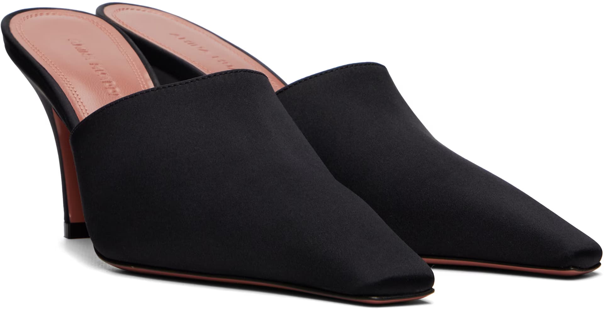 Black Jamie Mule Heels 4