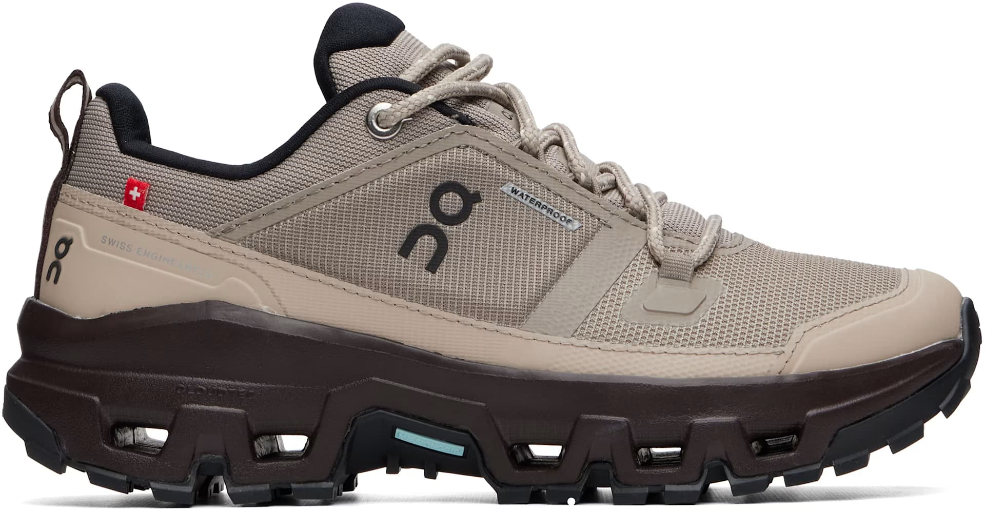 Taupe Cloudrock Low Waterproof Sneakers by On