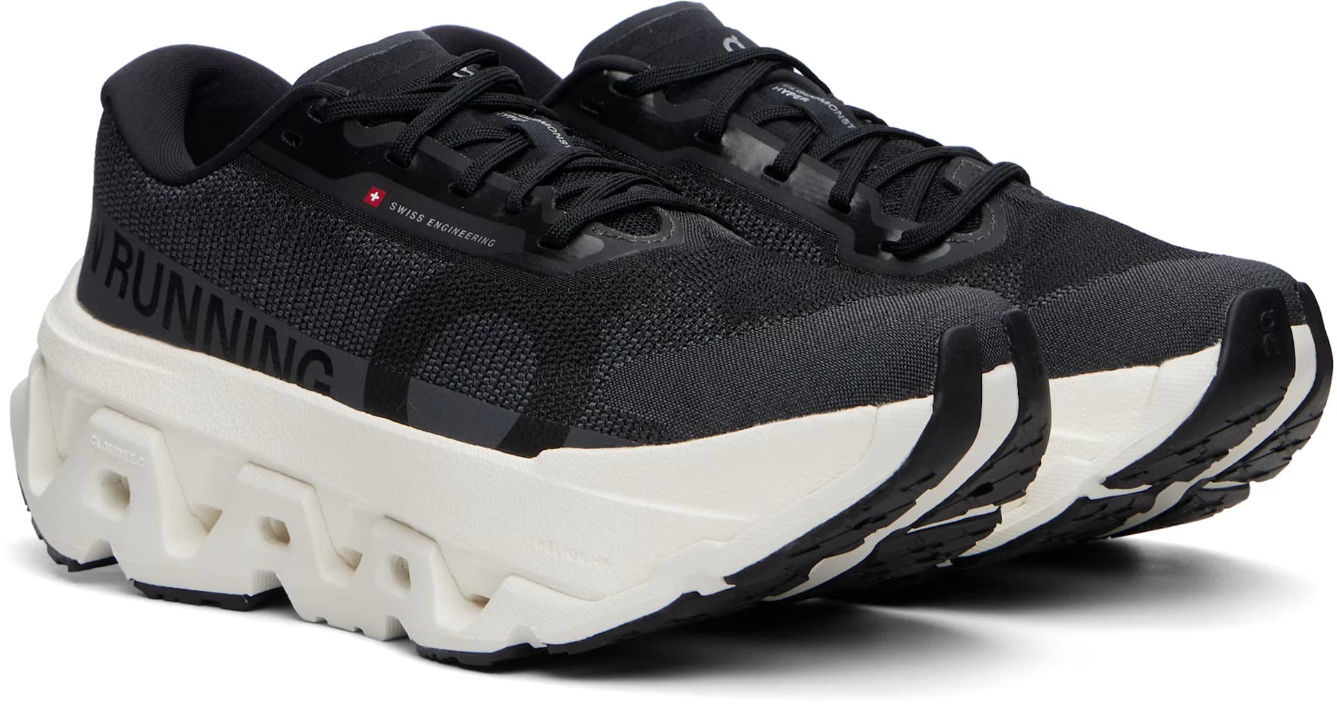 Black & White Cloudmonster 3 Hyper Sneakers 4