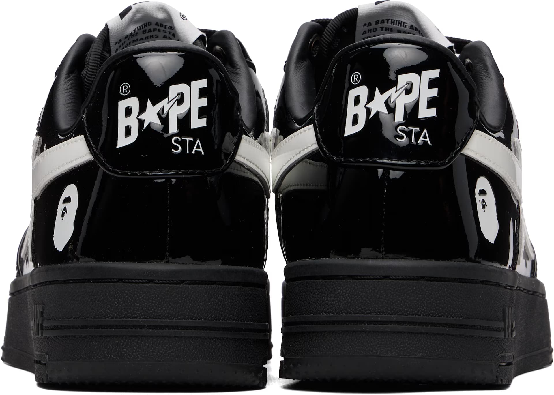Black BAPE STA #2 Sneakers 2