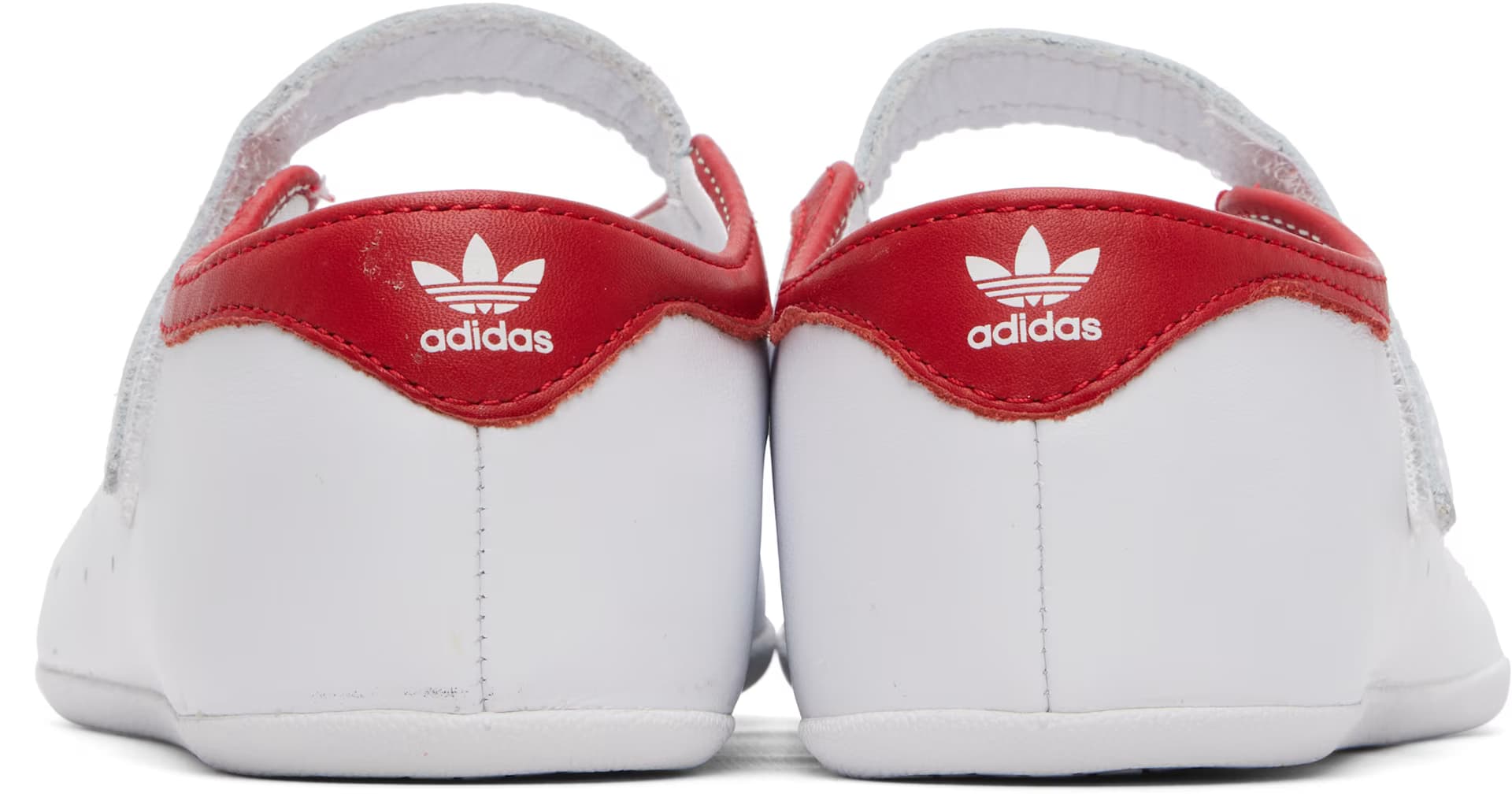White Stan Smith Lo Ballerina Flats by Adidas