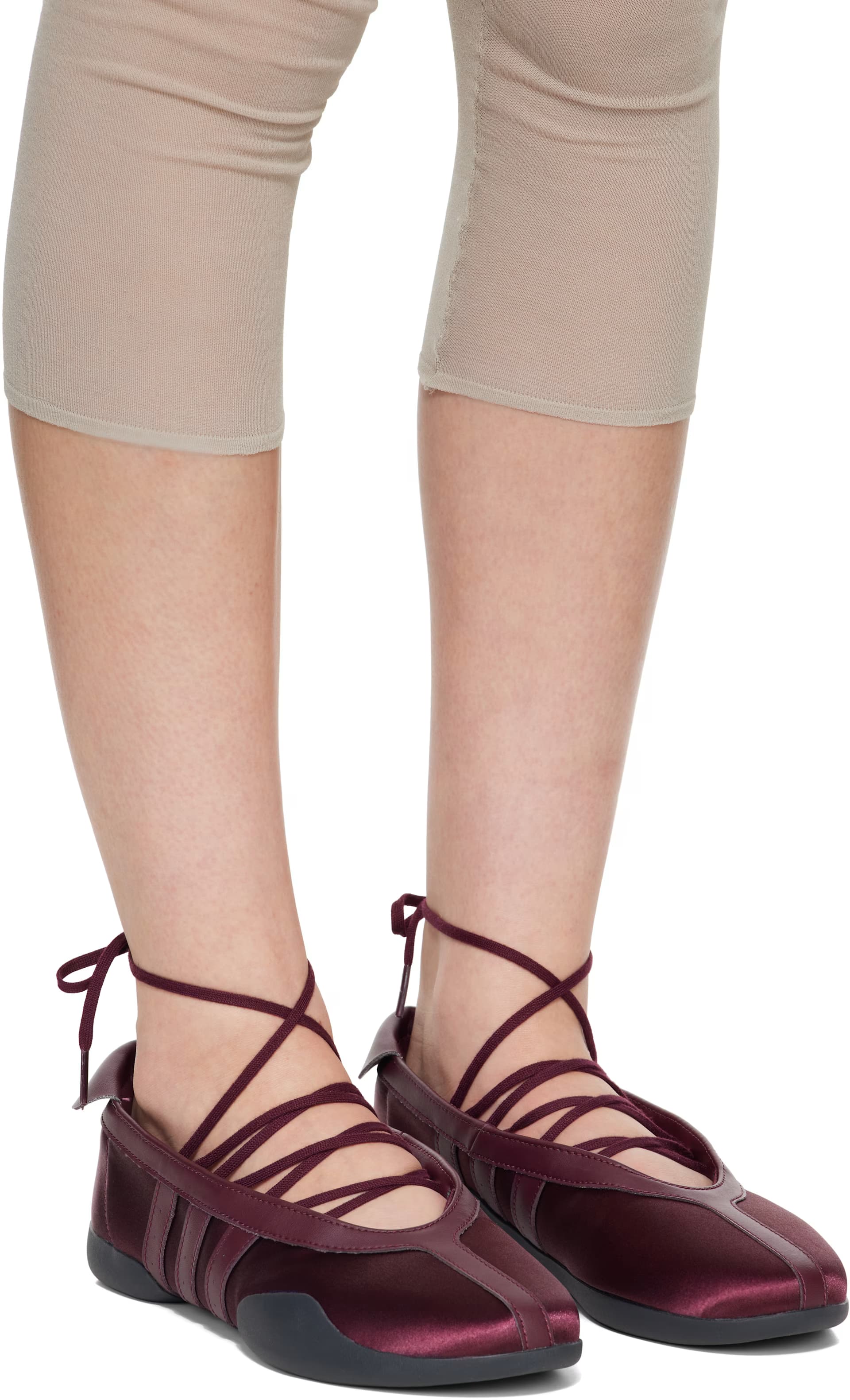 Burgundy Taekwondo Mei Ballerina Flats 4