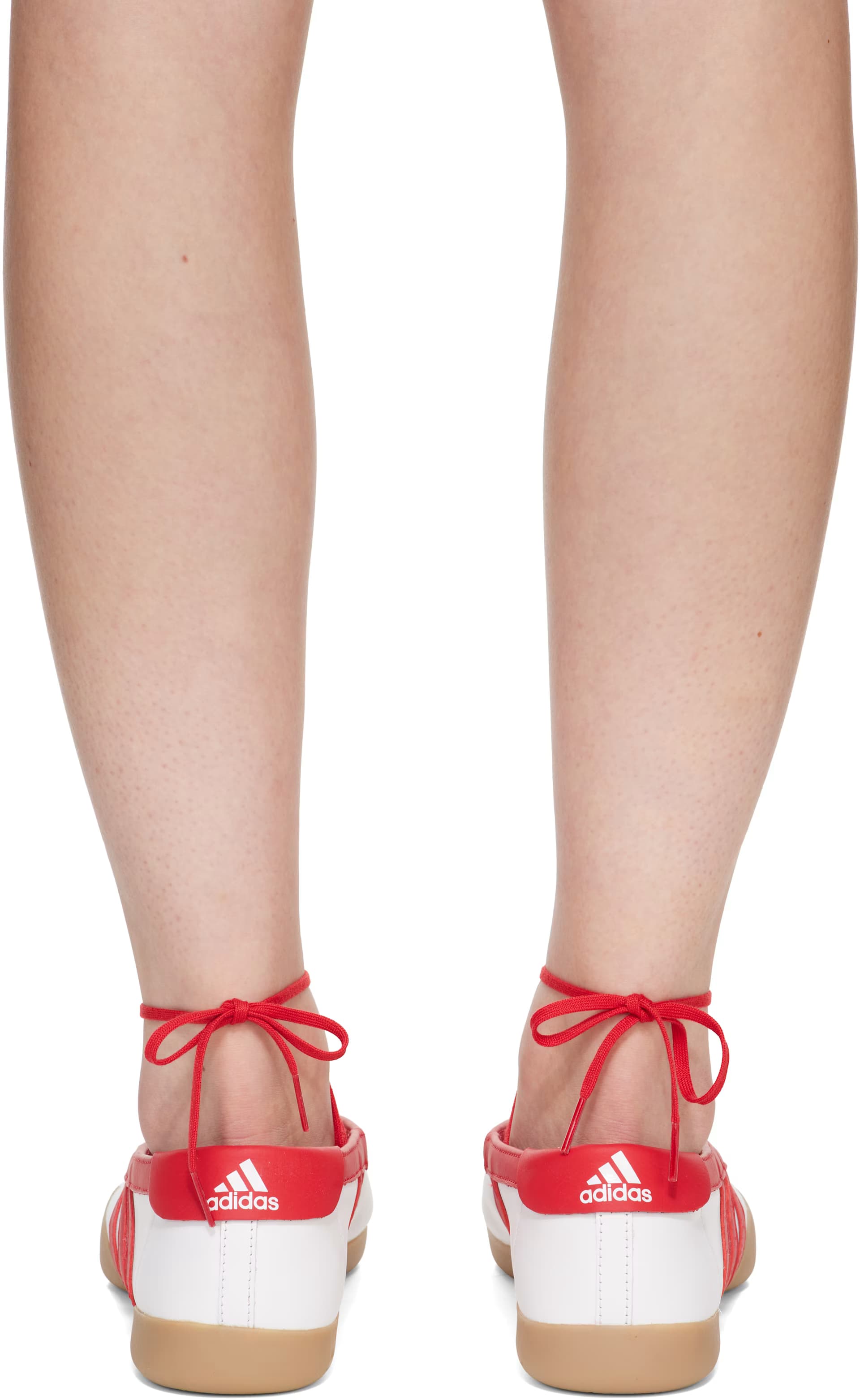 Red & White Taekwondo Mei Ballerina Flats 2