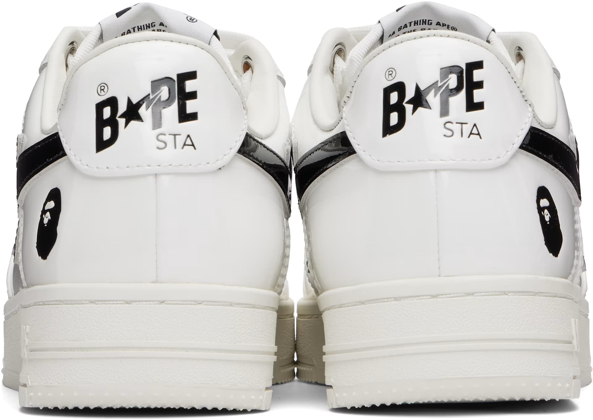 White & Black BAPE STA #2 L Sneakers 2
