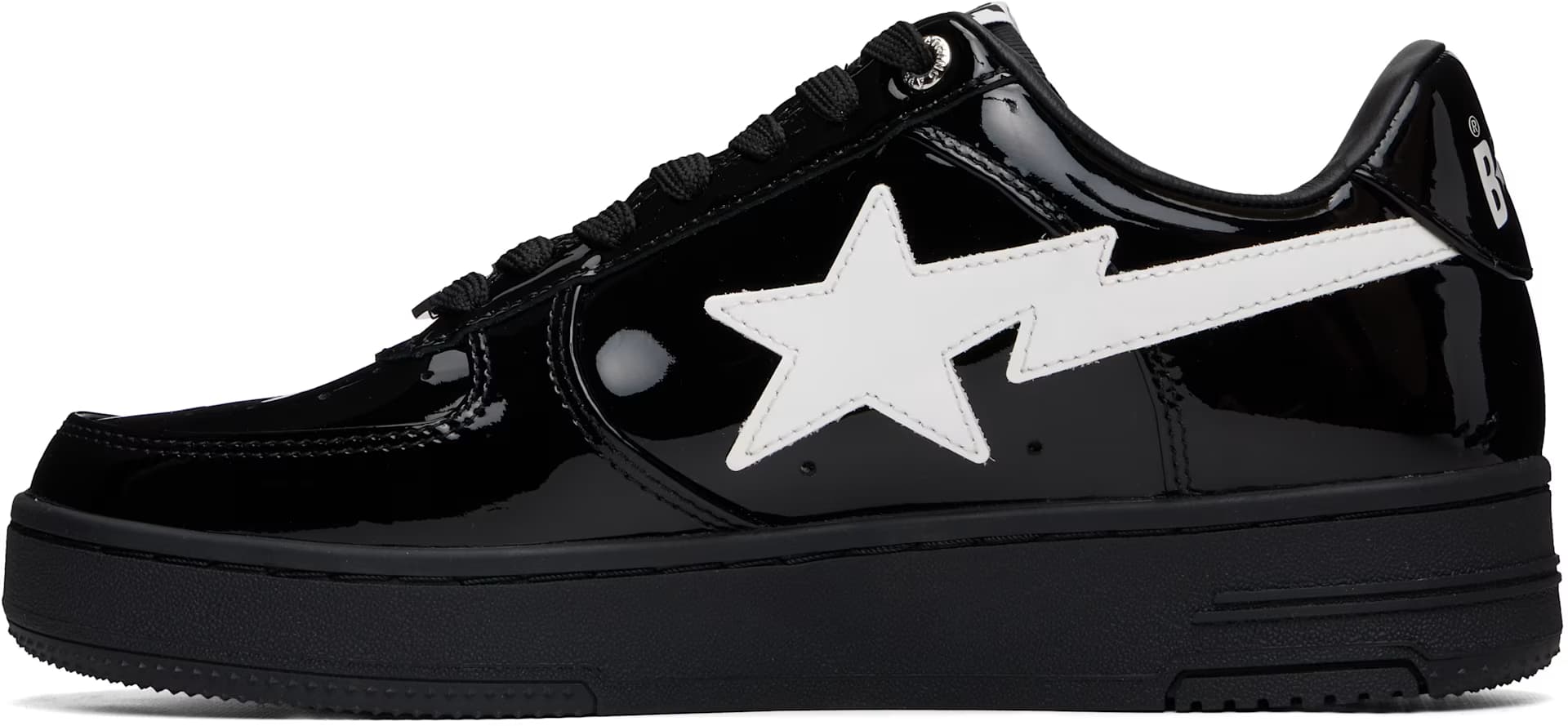 Black & White BAPE STA #2 M2 Sneakers 3