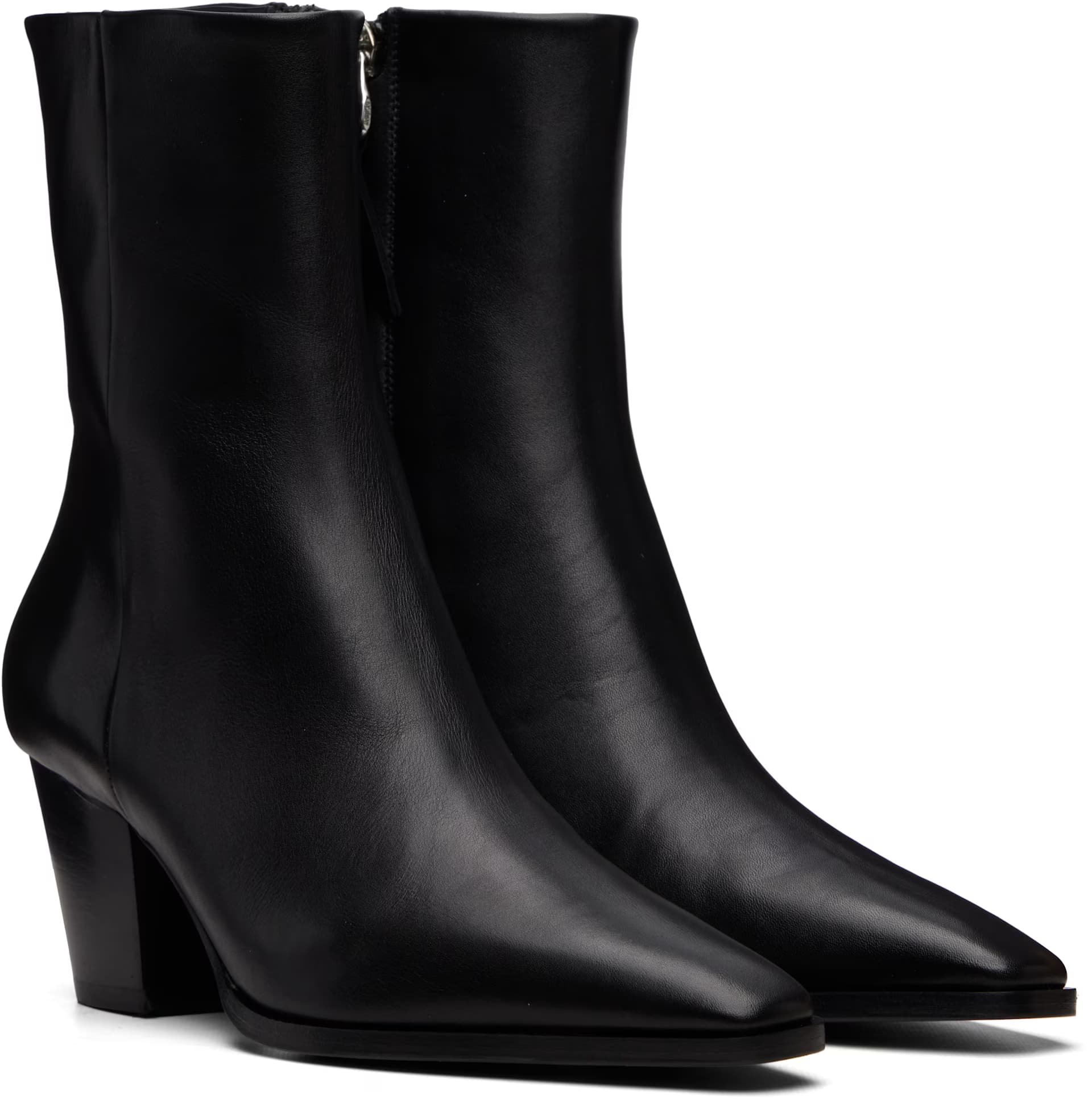 Black Hedvig Cowboy Ankle Boots by Aeyde