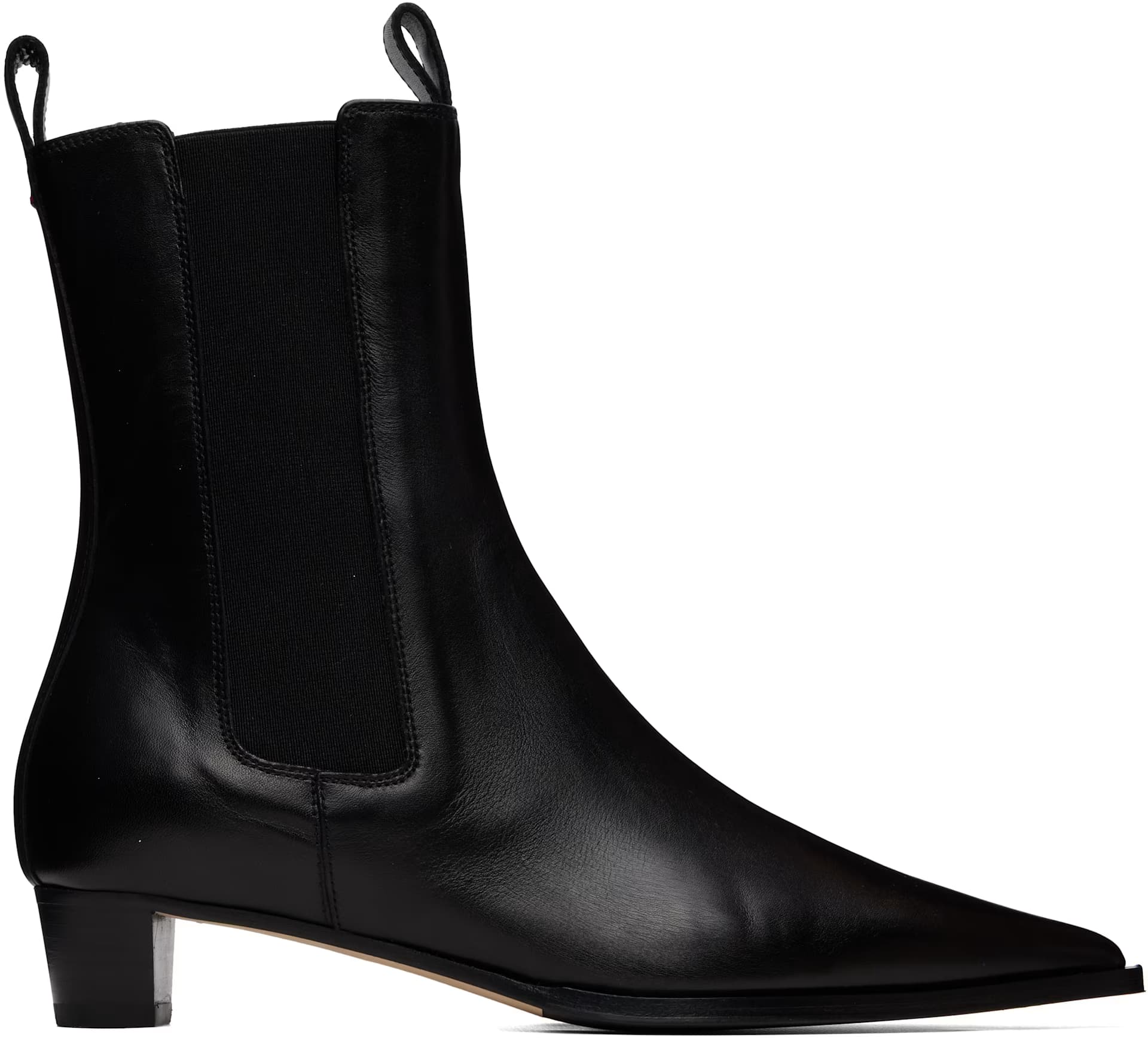 Black Kiki Leather Chelsea Boots by Aeyde