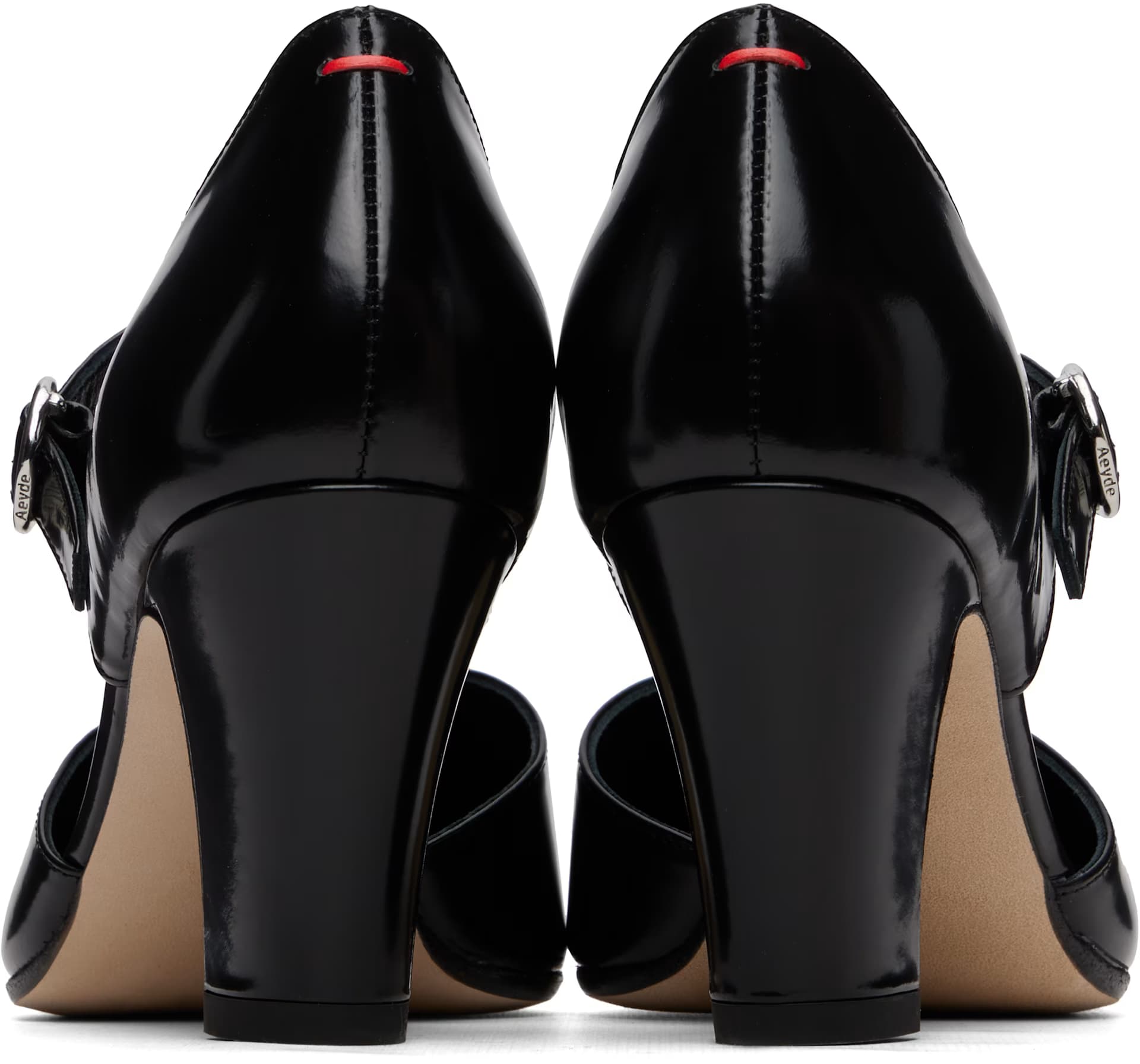 Black Isidora Mary-Jane Heels 2